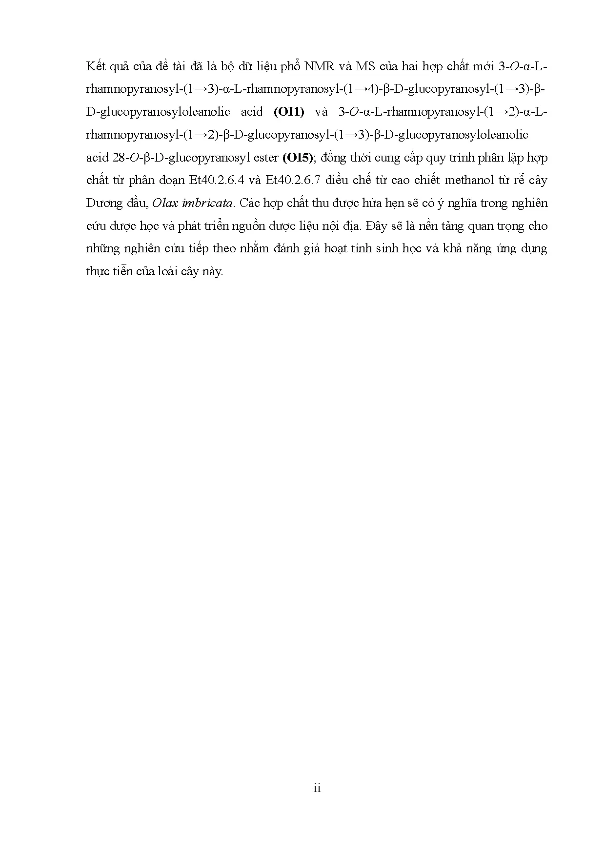 Đồ án tốt nghiệp - Khảo sát thành phần hóa học phân đoạn ET40.2.6.4 và ET40.2.6.7 điều CTCCMTRCDĐOI - Trang 3