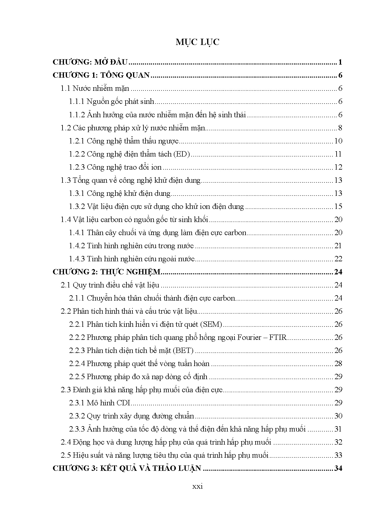 Đồ án tốt nghiệp - Chế tạo điện cực carbon từ thân chuối ứng dụng trong xử lý nước nhiễm mặn - Trang 23