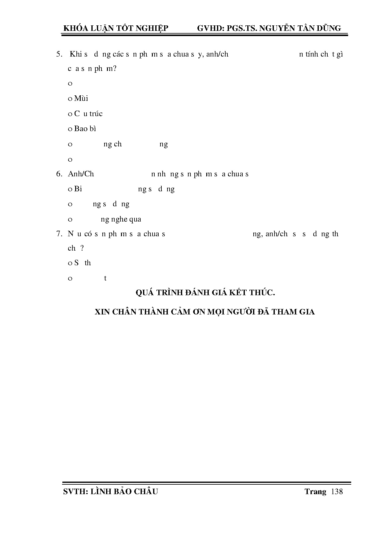 Đồ án tốt nghiệp - Nghiên cứu quy trình công nghệ sản xuất sữa chua sấy thăng hoa - Trang 165