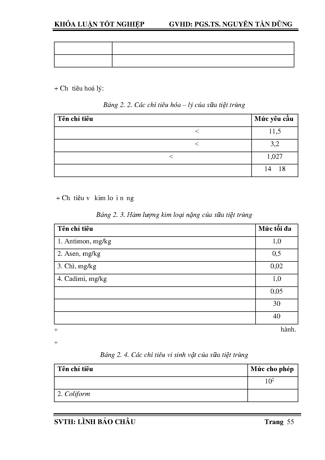 Đồ án tốt nghiệp - Nghiên cứu quy trình công nghệ sản xuất sữa chua sấy thăng hoa - Trang 82