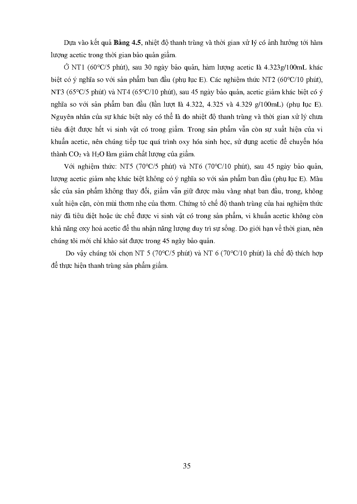 Đồ án tốt nghiệp - Tận dụng phụ phẩm trong sản xuất thơm sấy để lên men giấm - Trang 58