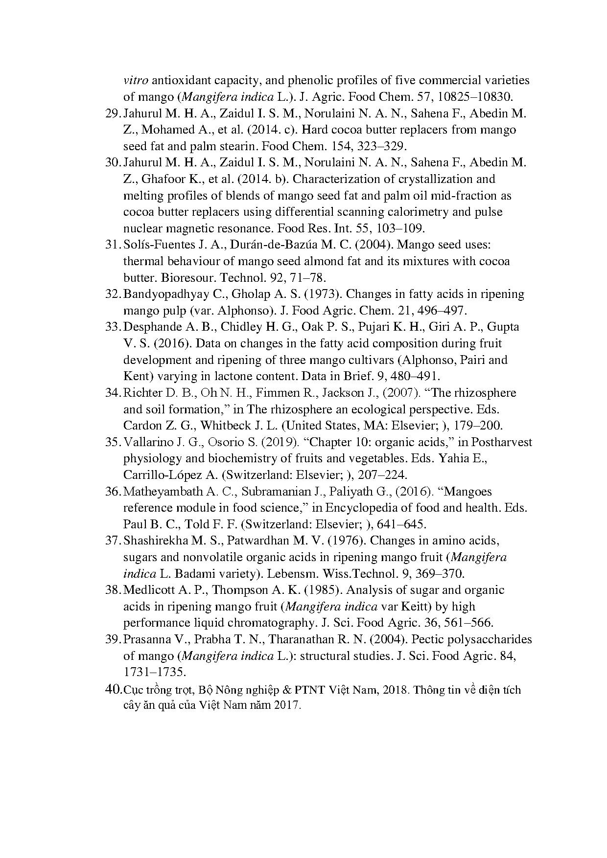 Đồ án tốt nghiệp - Nghiên cứu các yếu tố công nghệ ảnh hưởng đến quá trình sấy hồng ngoại xoài - Trang 100
