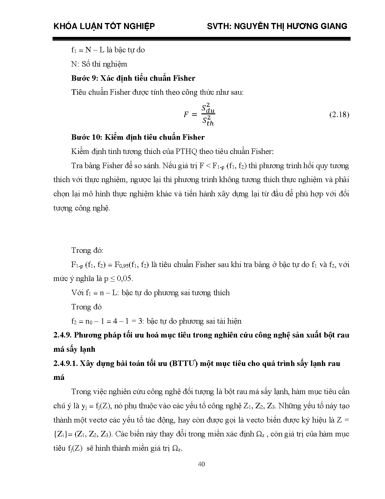 Đồ án tốt nghiệp - Nghiên cứu quy trình công nghệ sản xuất bột rau má bằng phương pháp sấy lạnh - Trang 60