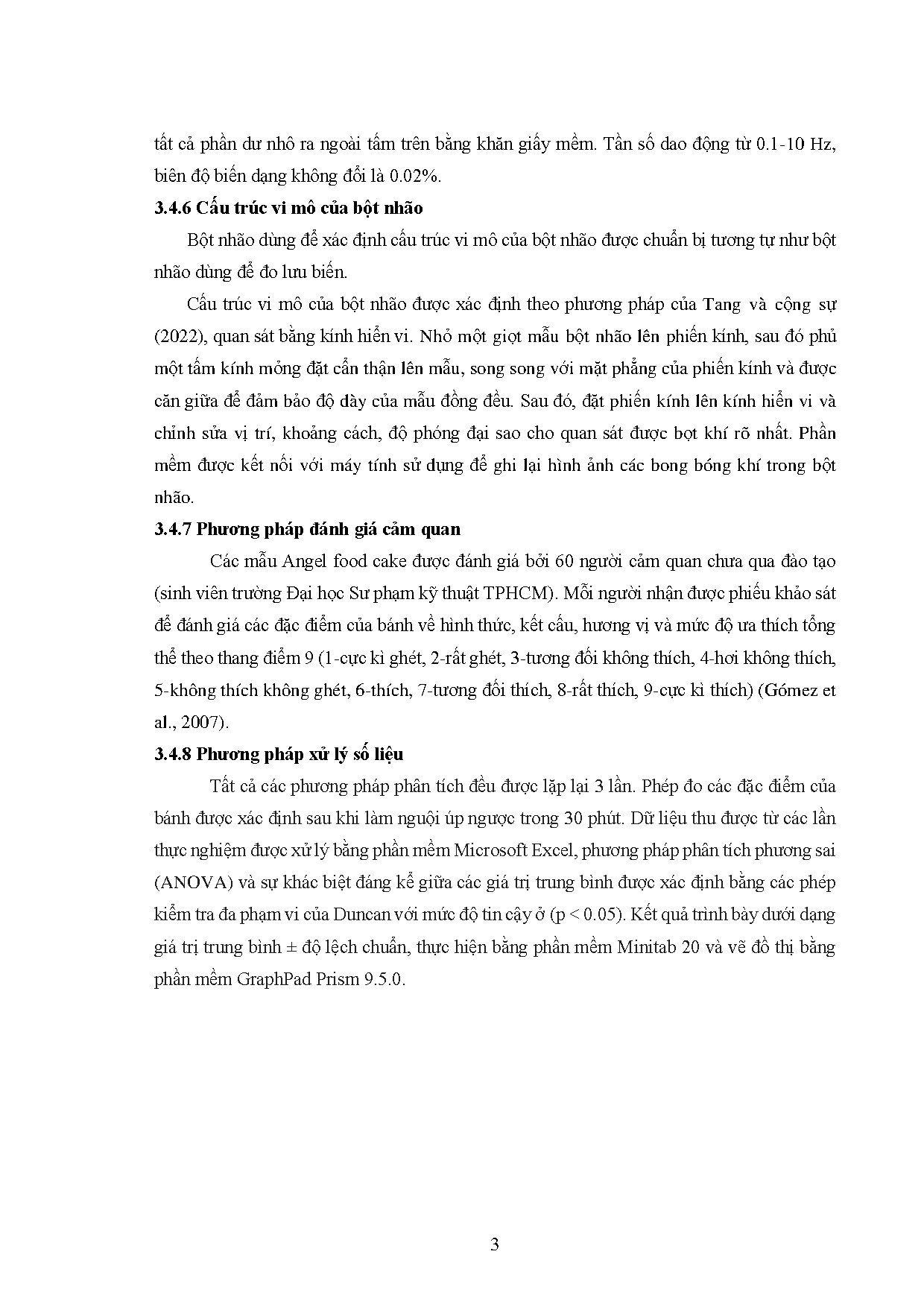 Đồ án tốt nghiệp - Ảnh hưởng của cao chiết/bột lá ổi rừng đến chất lượng và hoạt tính sinh HCSPAFC - Trang 52