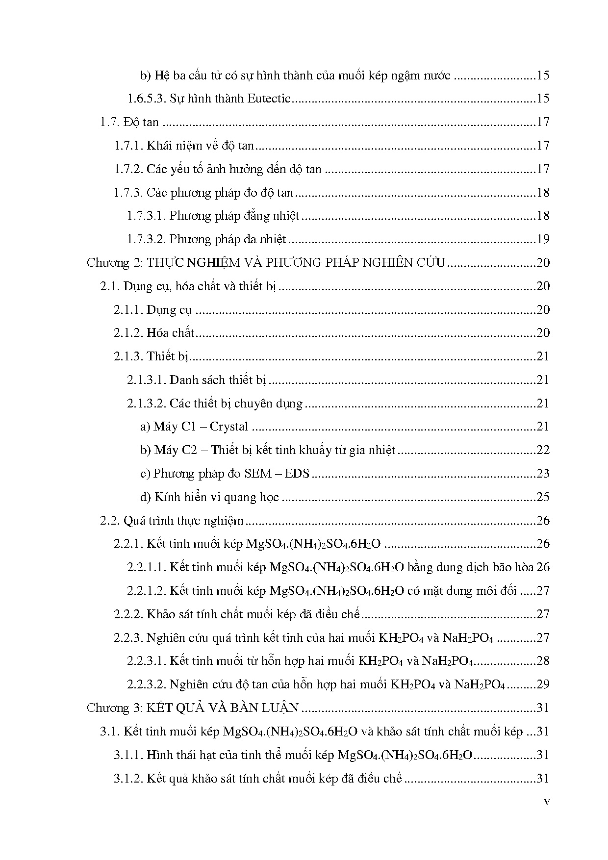 Đồ án tốt nghiệp - Nghiên cứu quá trình kết tinh các muối khoáng chứa Na+, K+, Mg²+ từ nước ót giả L - Trang 22