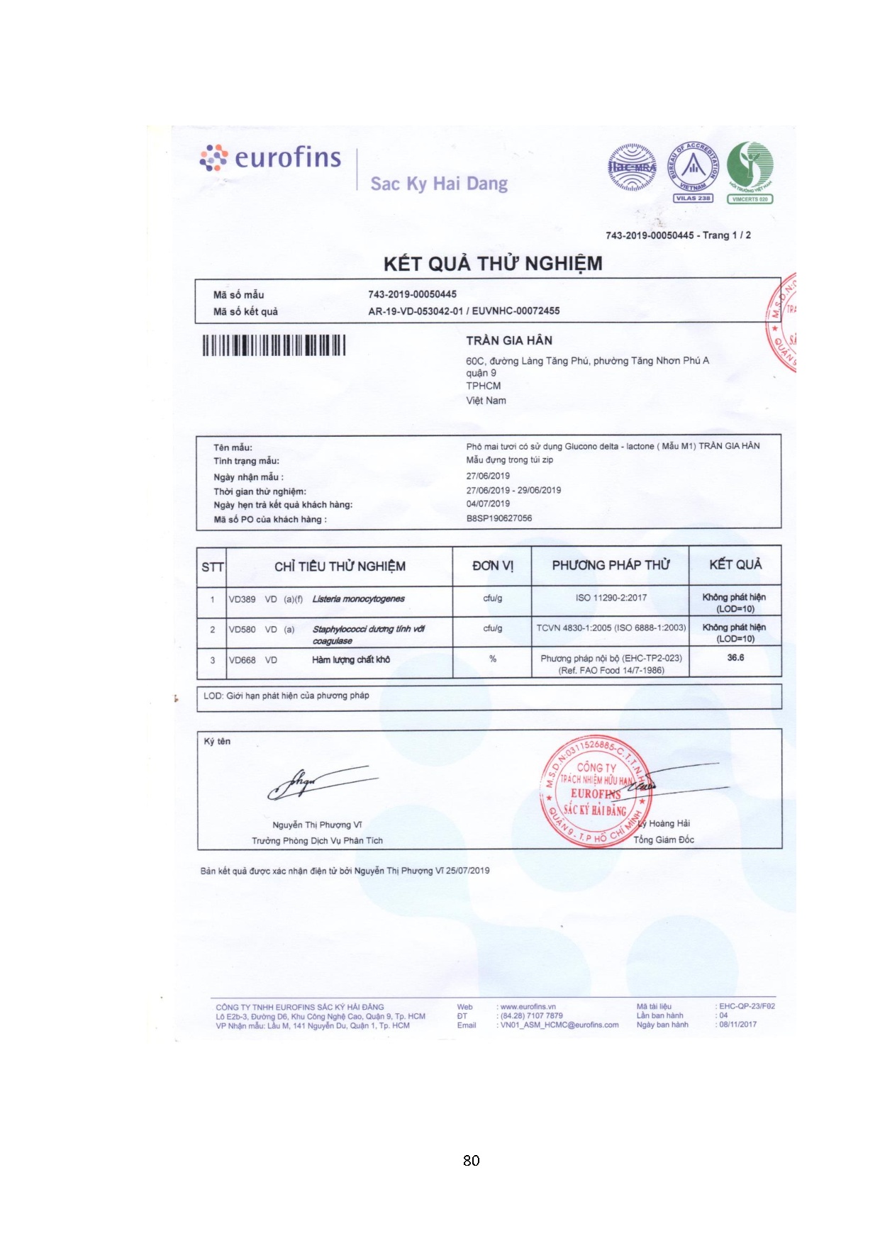 Đồ án tốt nghiệp - Ảnh hưởng của Glucono delta - Lactone đến chất lượng sản phẩm phô mai tươi - Trang 103