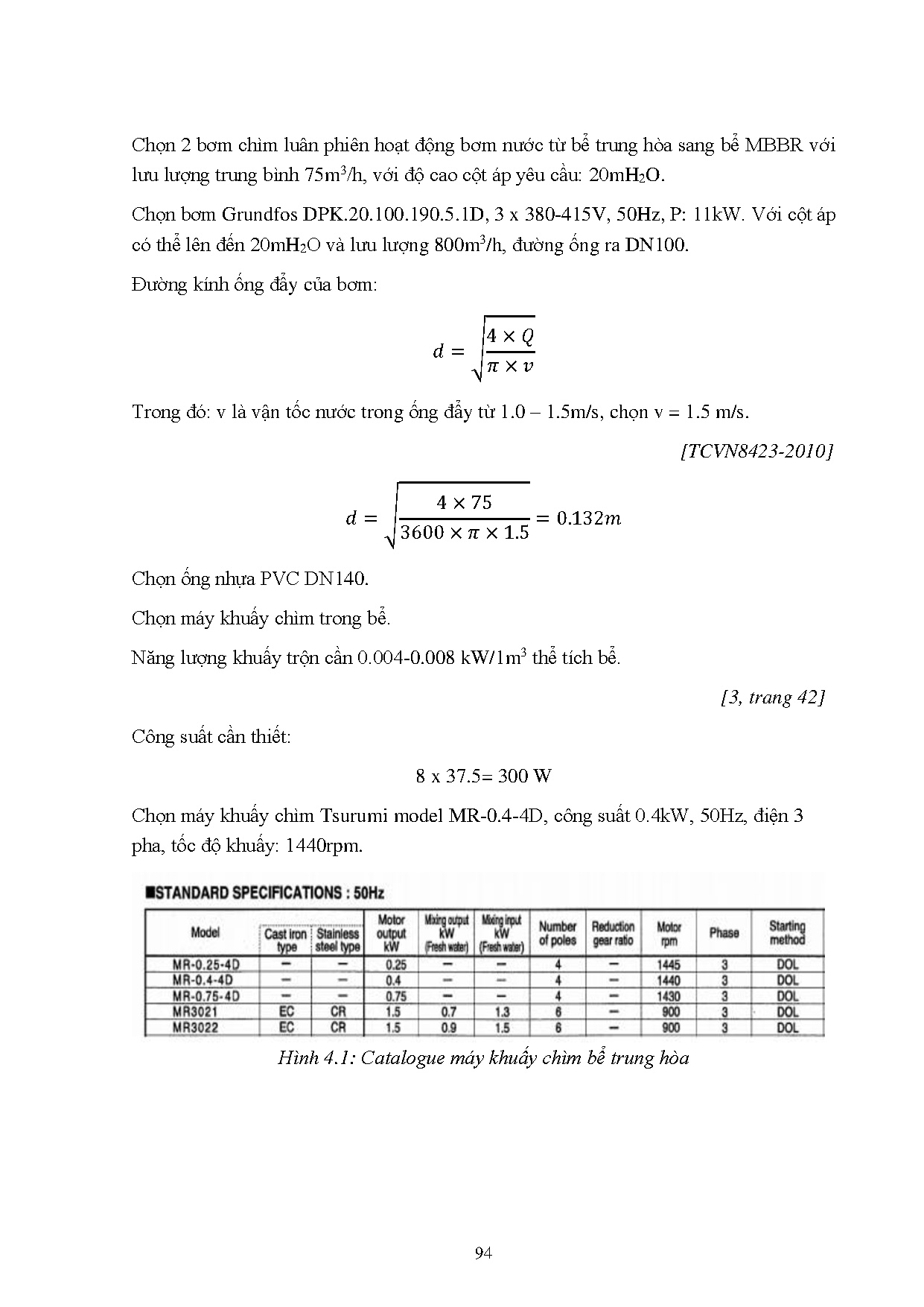 Đồ án tốt nghiệp - Thiết kế hệ thống xử lý nước thải dệt nhuộm công suất 1 MVTSDTT 5 CSCCTTMTVDKĐP - Trang 106