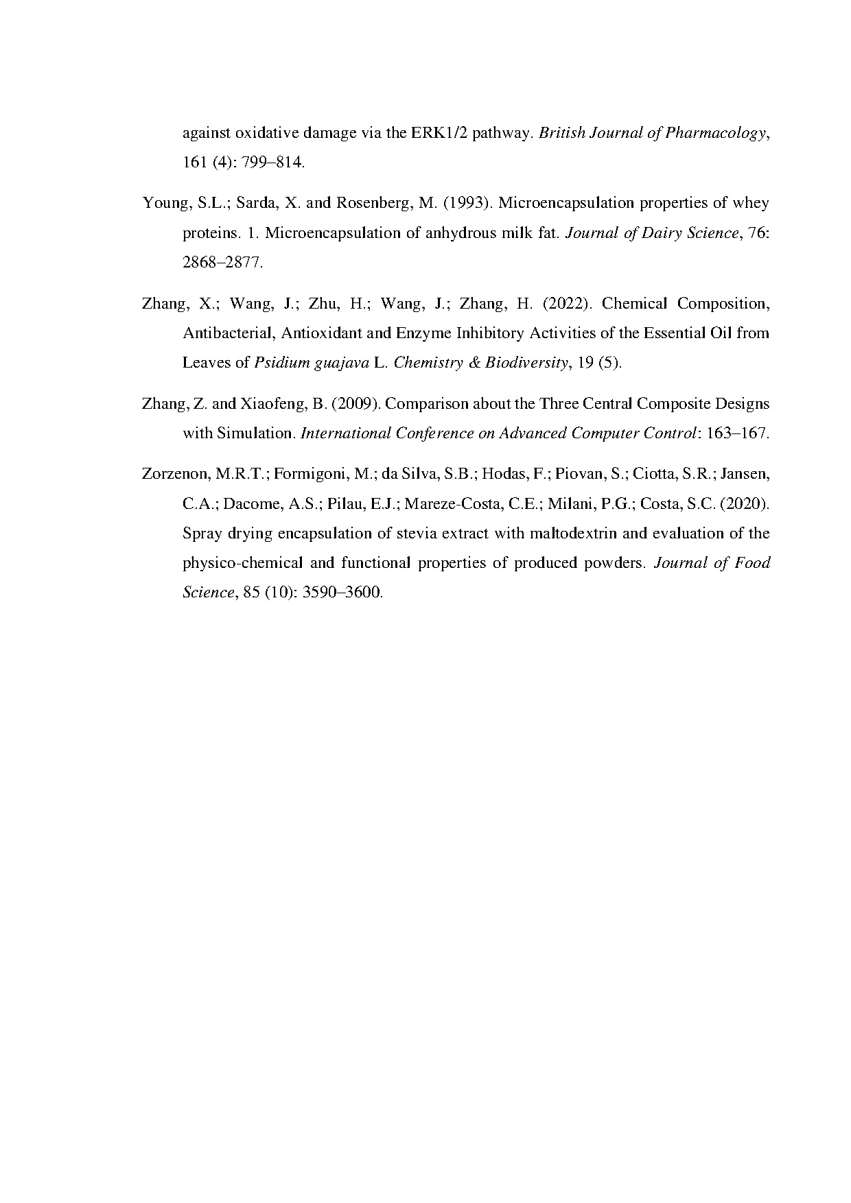 Đồ án tốt nghiệp - Tối ưu hóa điều kiện sấy thăng hoa cao chiết lá ổi rừng bằng phương pháp bề MĐỨ - Trang 102