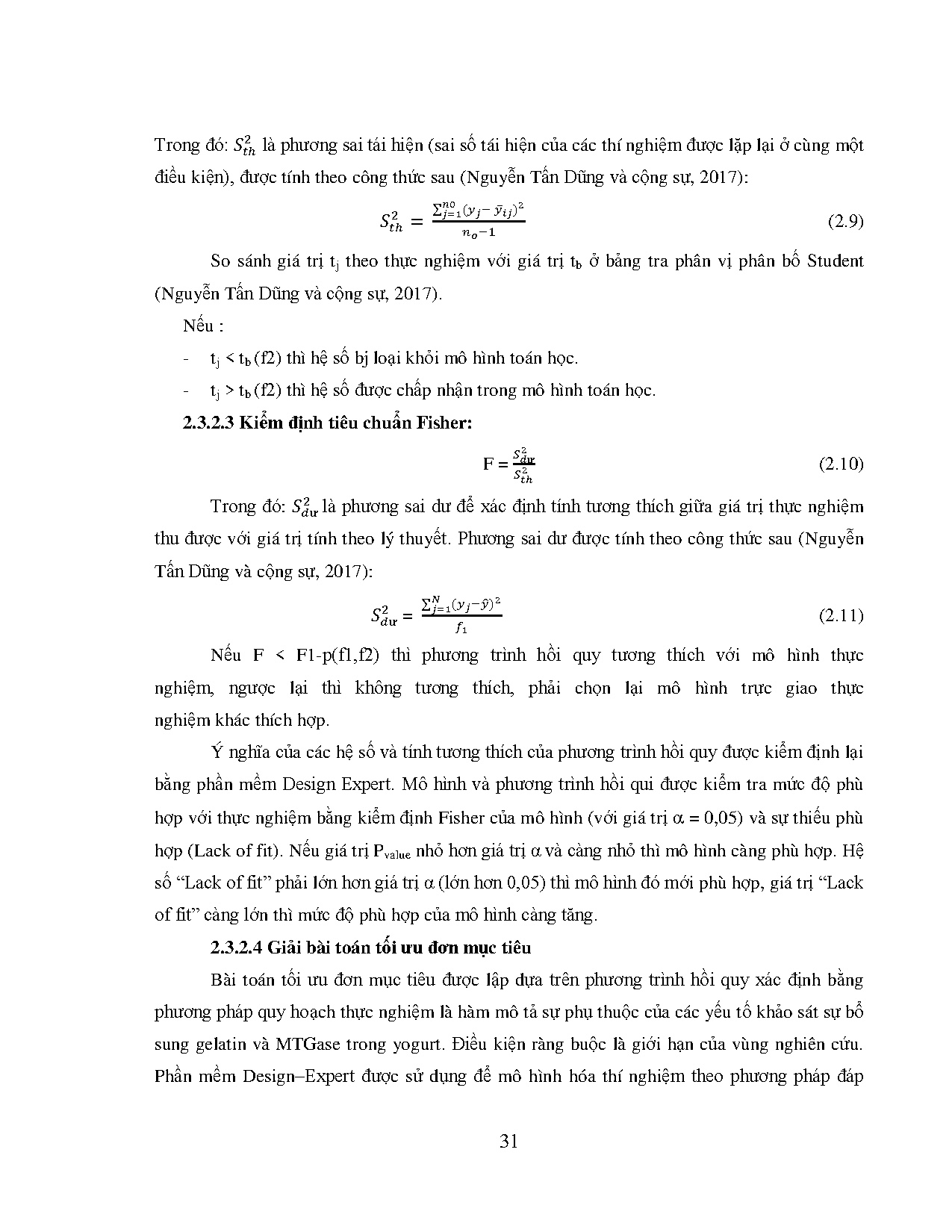 Đồ án tốt nghiệp - Ảnh hưởng của transglutaminnase và gelatin đến tính chất hóa lý và cơ lý của Y - Trang 47