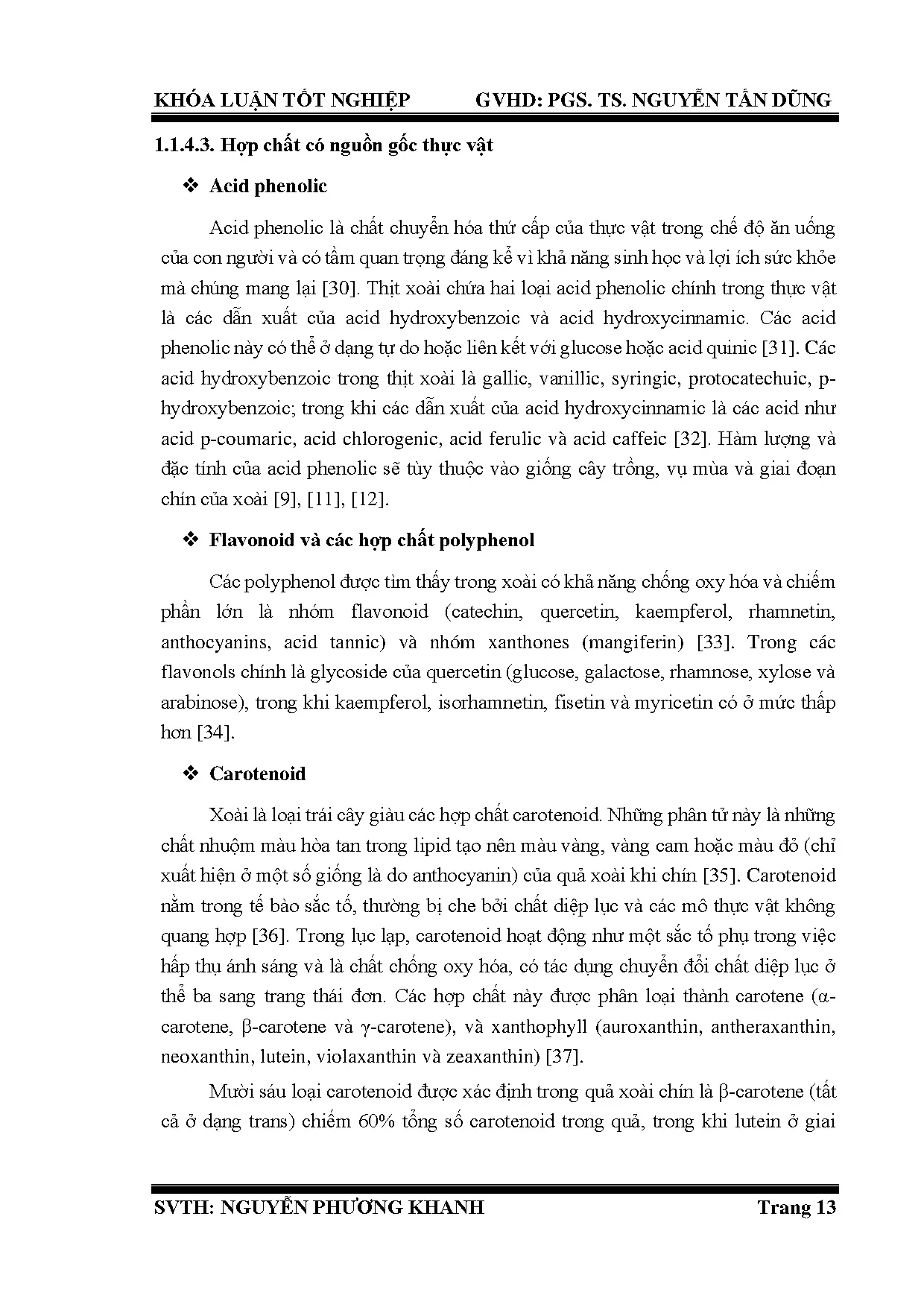 Đồ án tốt nghiệp - Nghiên cứu quy trình công nghệ sản xuất sản phẩm xoài bằng phương pháp sấy TH - Trang 39