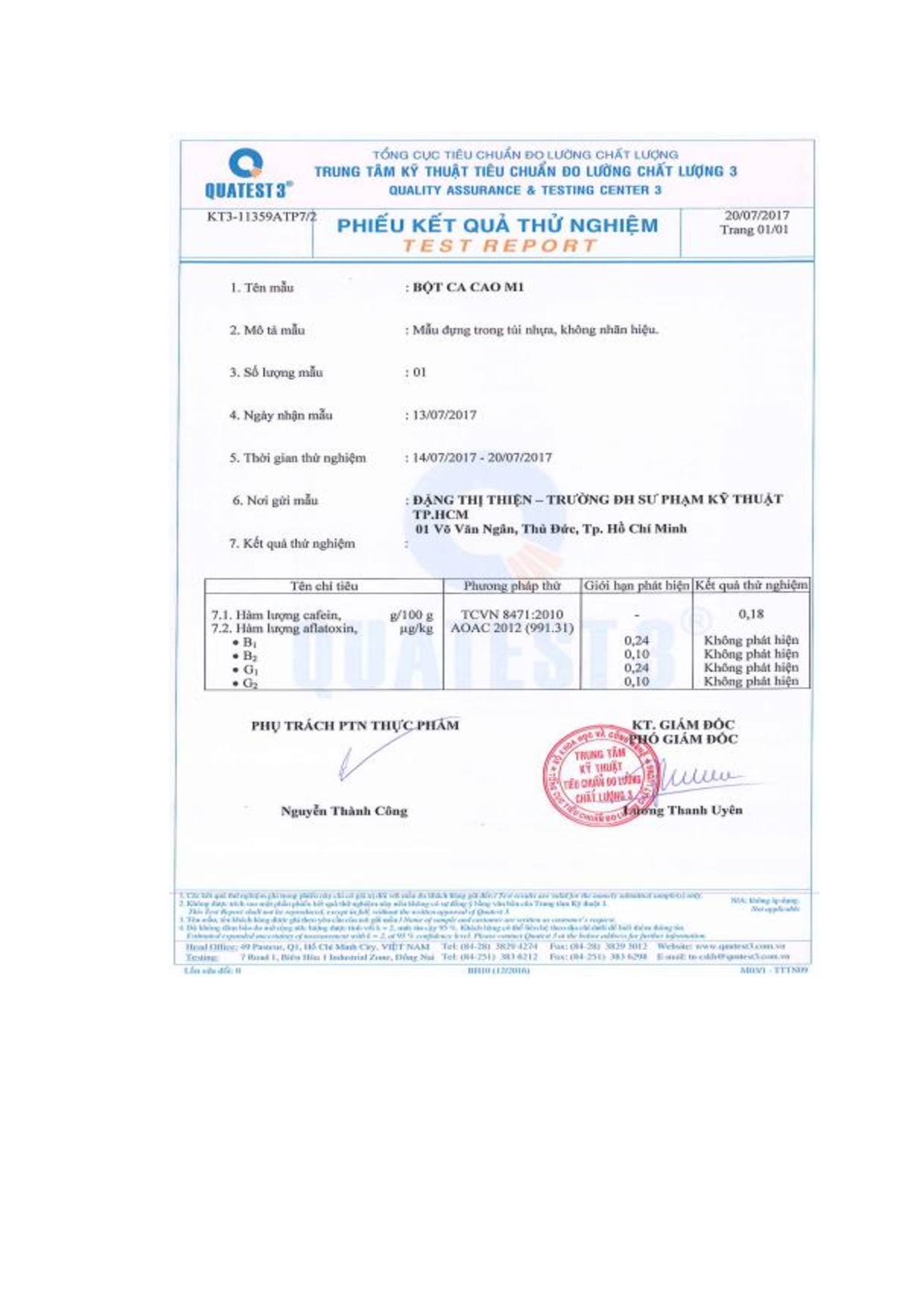 Đồ án tốt nghiệp - Nghiên cứu điều kiện sinh tổng hợp Pectinase bởi Bacillus subtilis VBĐỨDTTLCNHCC - Trang 67