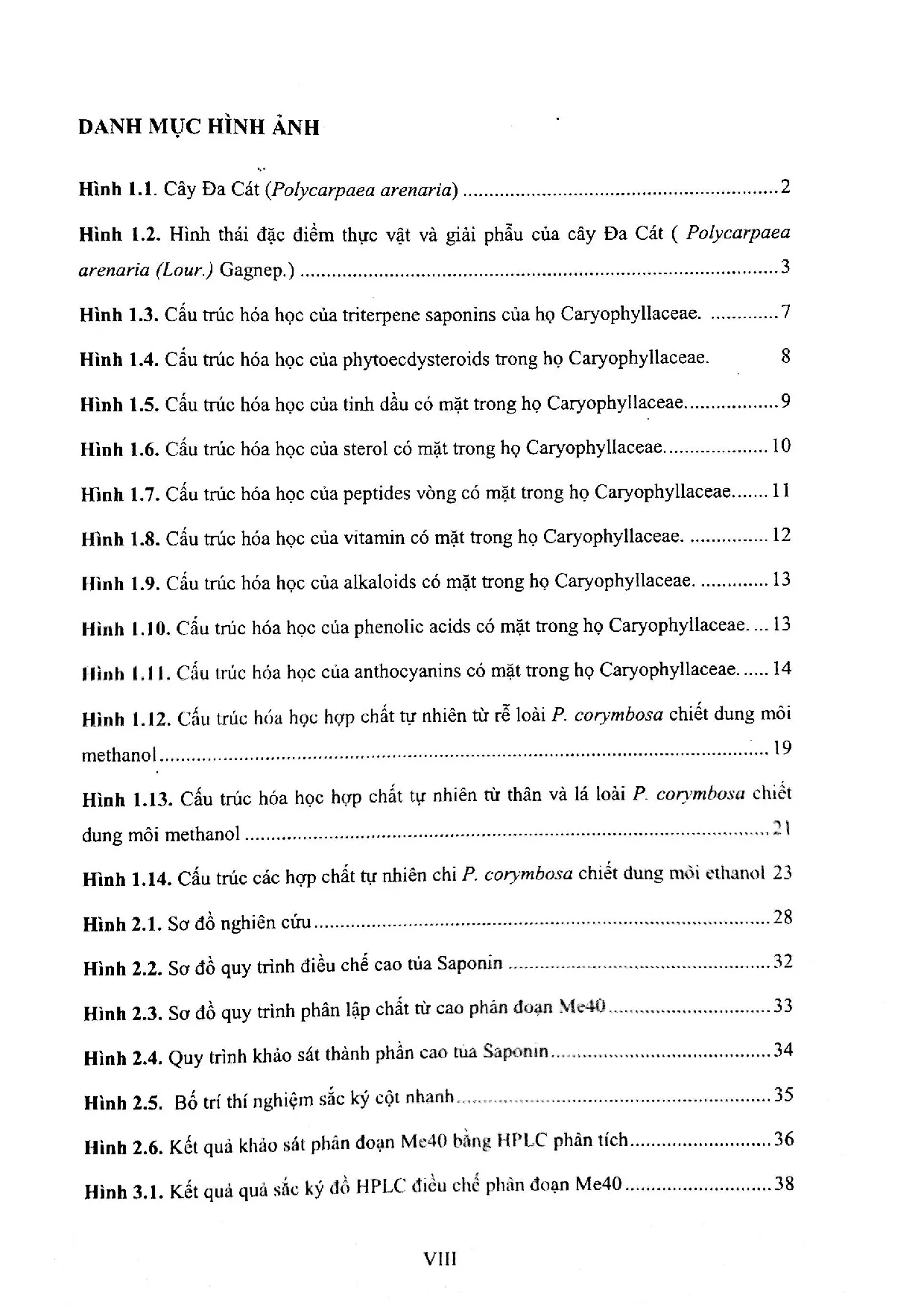 Đồ án tốt nghiệp - Khảo sát thành phần hóa học từ phân đoạn Me40 từ cao chiết MeOH của cây PAC - Trang 24