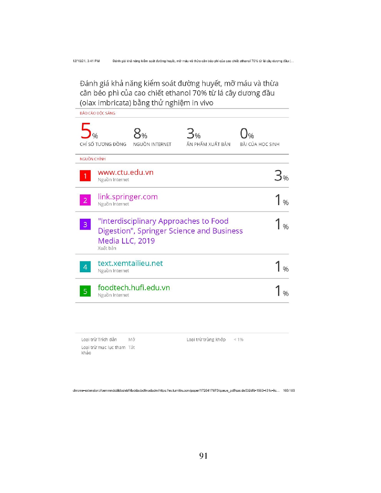 Đồ án tốt nghiệp - Đánh giá khả năng kiểm soát đường huyết, mỡ máu và thừa CBPCCCE 7 TLCDĐ ( IBTNIV - Trang 109