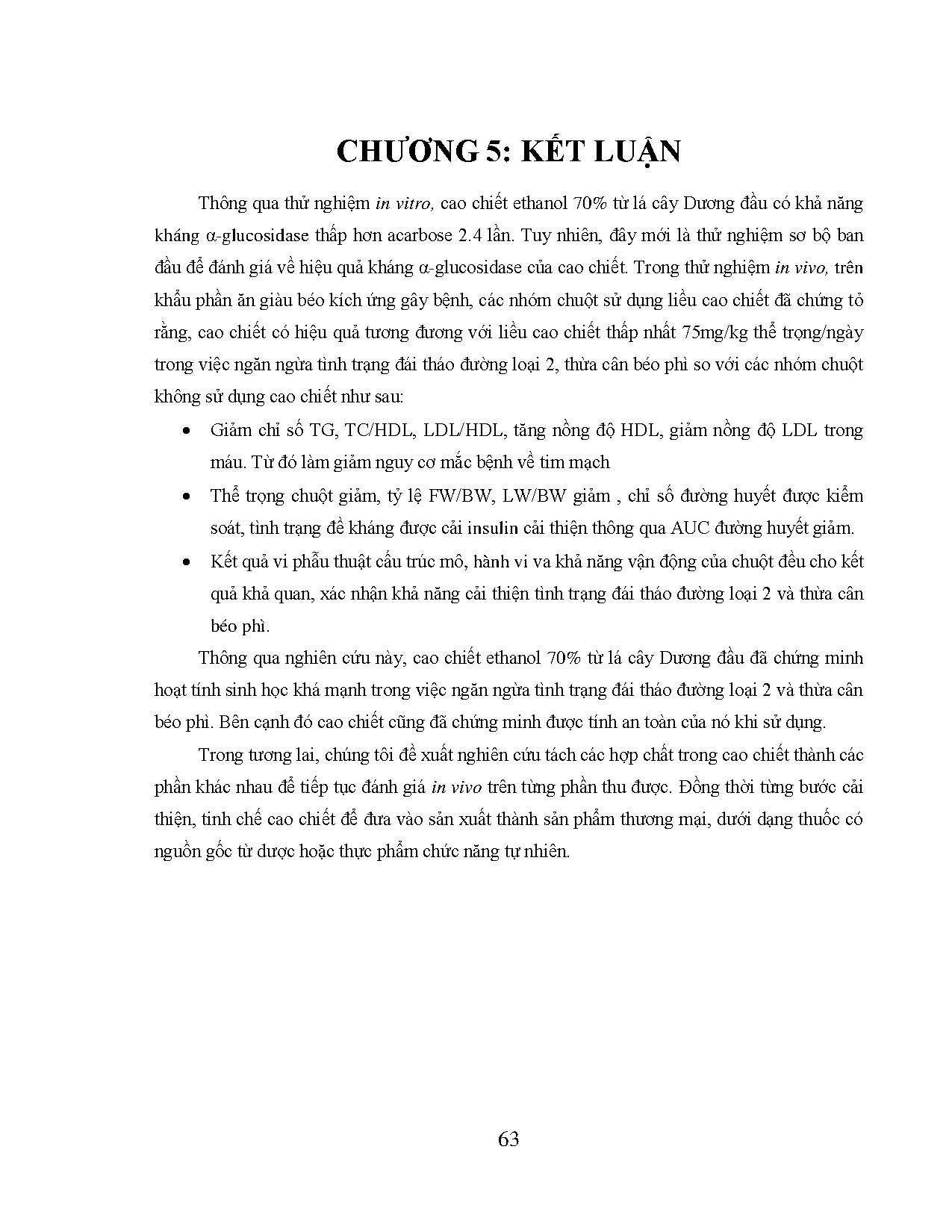 Đồ án tốt nghiệp - Đánh giá khả năng kiểm soát đường huyết, mỡ máu và thừa CBPCCCE 7 TLCDĐ ( IBTNIV - Trang 81