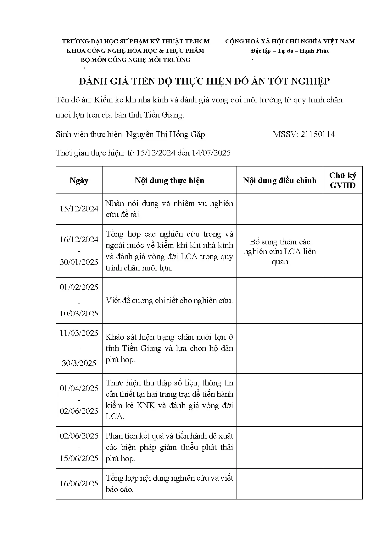 Đồ án tốt nghiệp - Kiểm kê khí nhà kính và đánh giá vòng đời môi trường từ quy trình chăn NLTĐBTTG - Trang 4