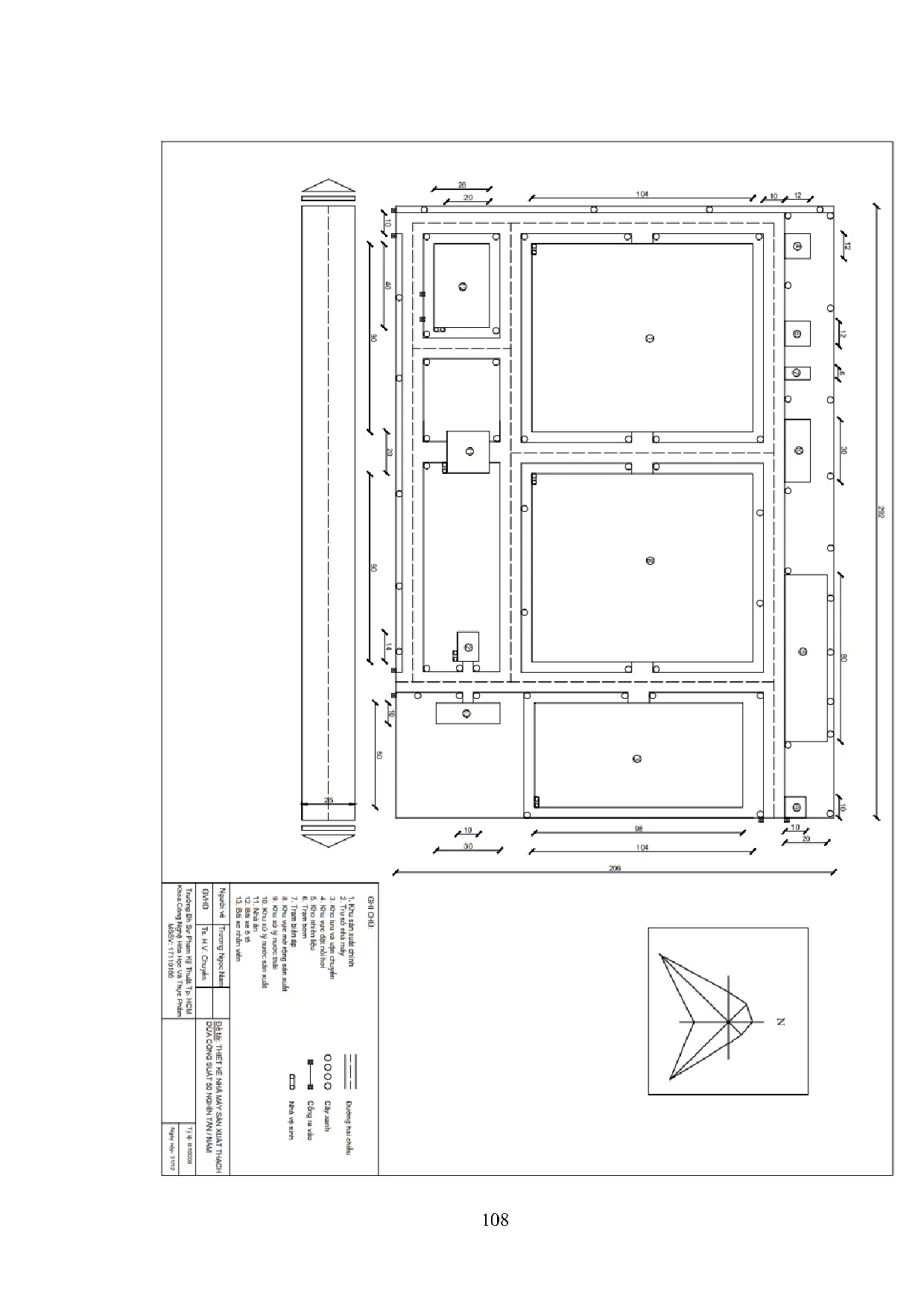 Đồ án tốt nghiệp - Thiết kế nhà máy sản xuất thạch dừa công suất 50 nghìn tấn/ năm - Trang 108