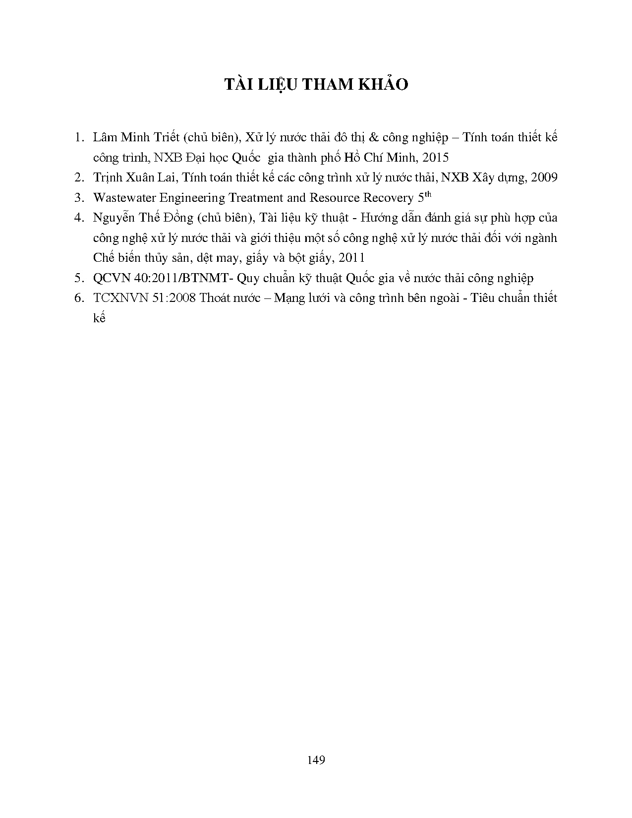 Đồ án tốt nghiệp - Thiết kế hệ thống xử lý nước thải dệt nhuộm cho Công ty Cổ phần Sài Gòn 3 JCS 2 M - Trang 152