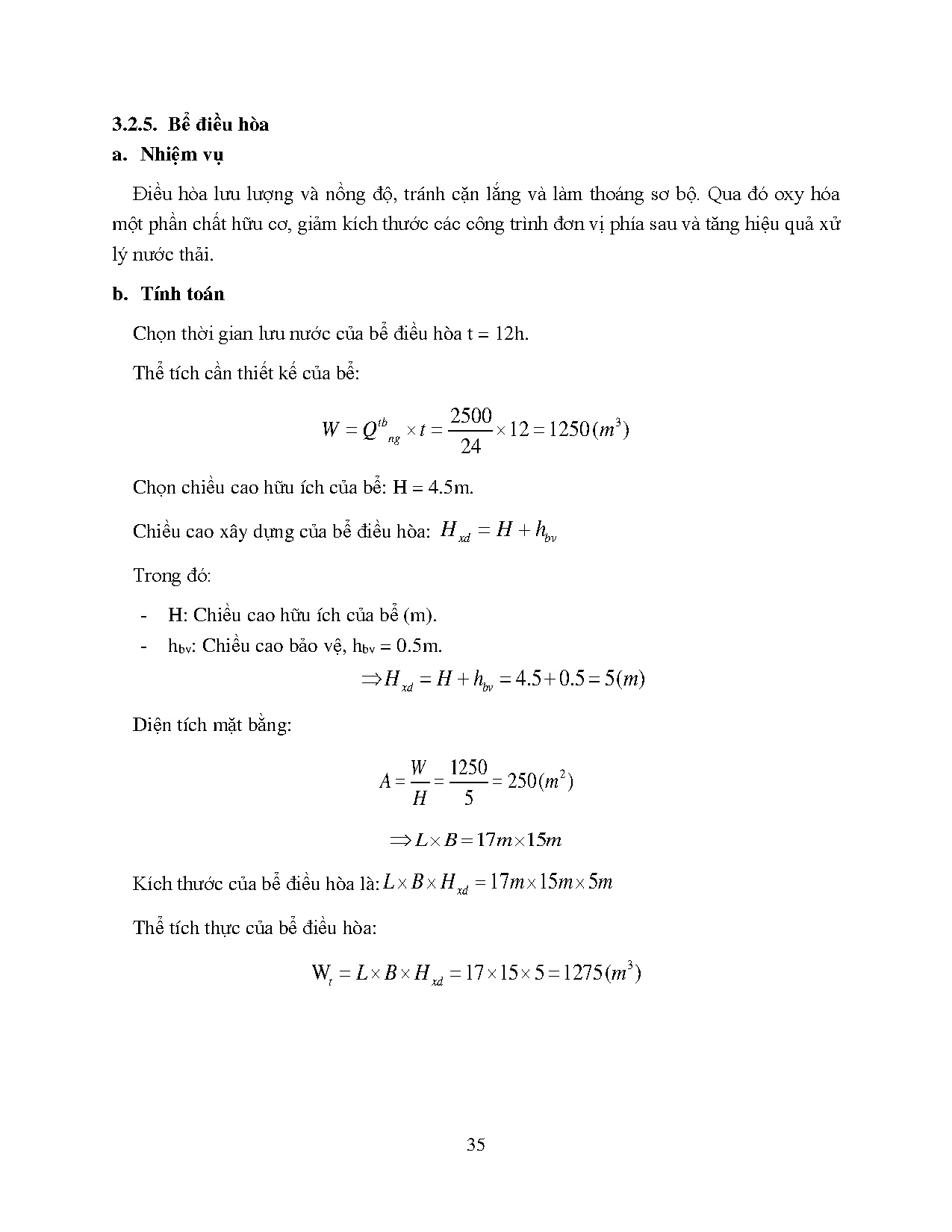 Đồ án tốt nghiệp - Thiết kế hệ thống xử lý nước thải dệt nhuộm cho Công ty Cổ phần Sài Gòn 3 JCS 2 M - Trang 38