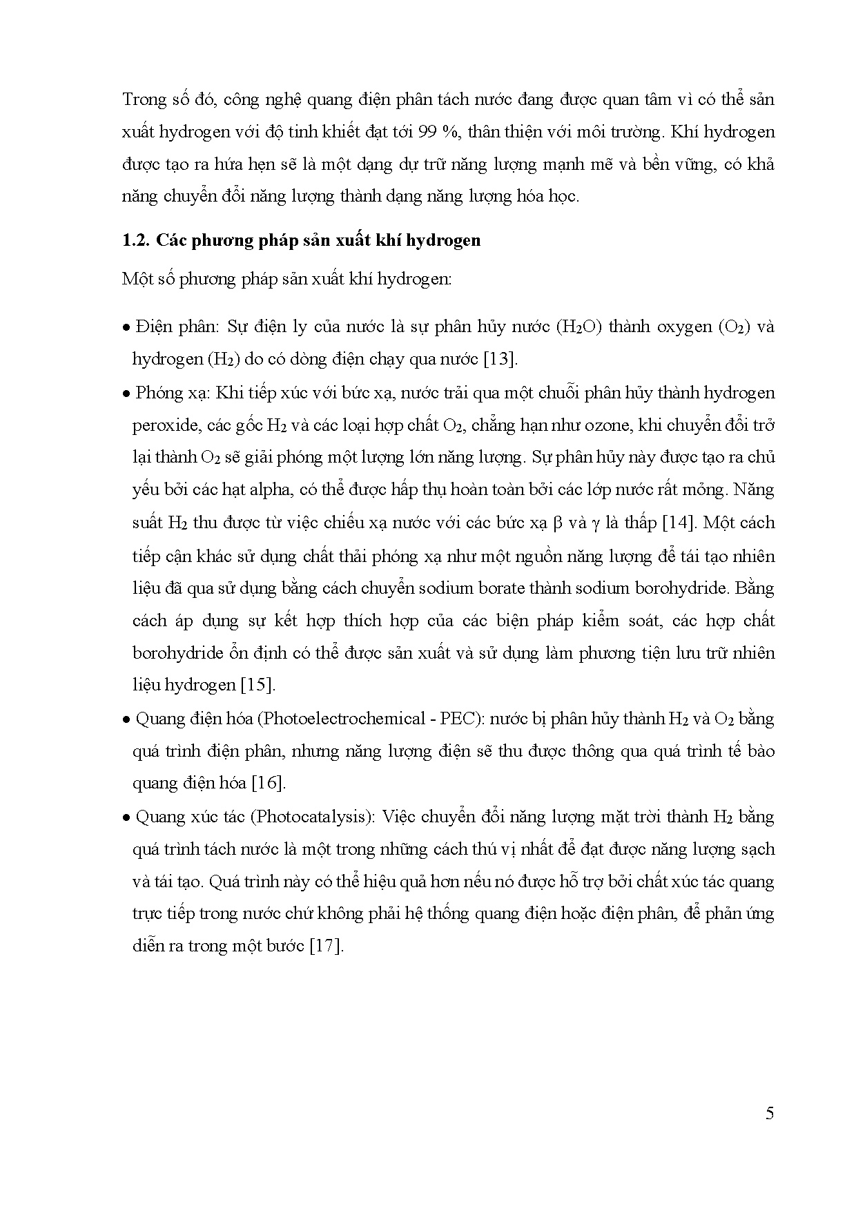 Đồ án tốt nghiệp - Nghiên cứu hoạt tính tách nước của vật liệu g-C3N4 tải trên ống nano TiO2 - Trang 16