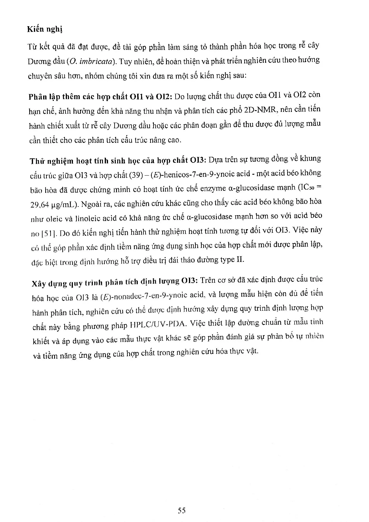 Đồ án tốt nghiệp - Khảo sát thành phần hóa học phân đoạn ET96.1 - 4 của cao Methanol điều chế TRCDĐO - Trang 85