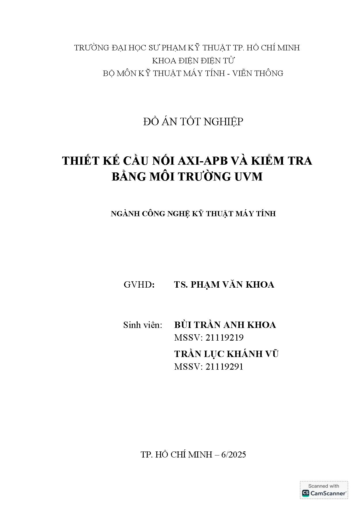 Đồ án tốt nghiệp - Thiết kế cầu kết nối AXI-APB và kiểm tra bằng môi trường UVM - Trang 2