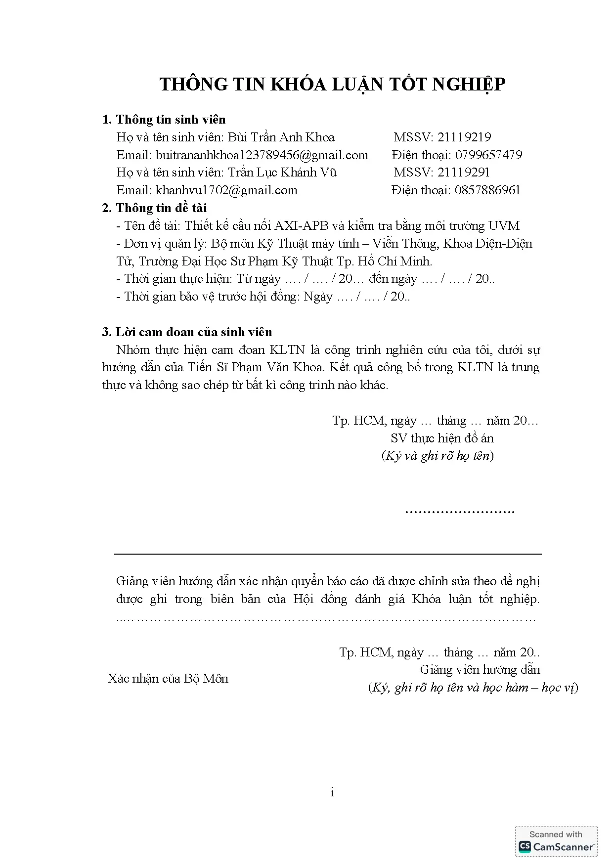 Đồ án tốt nghiệp - Thiết kế cầu kết nối AXI-APB và kiểm tra bằng môi trường UVM - Trang 3