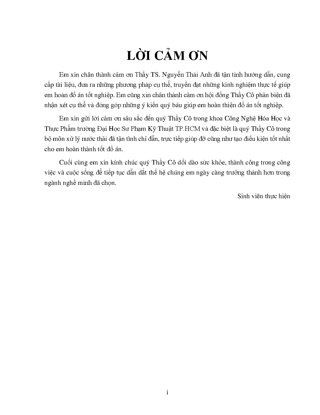 Đồ án tốt nghiệp - Thiết kế hệ thống xử lý nước thải cho nhà máy bia Sài Gòn - Long Khánh công S 1 M