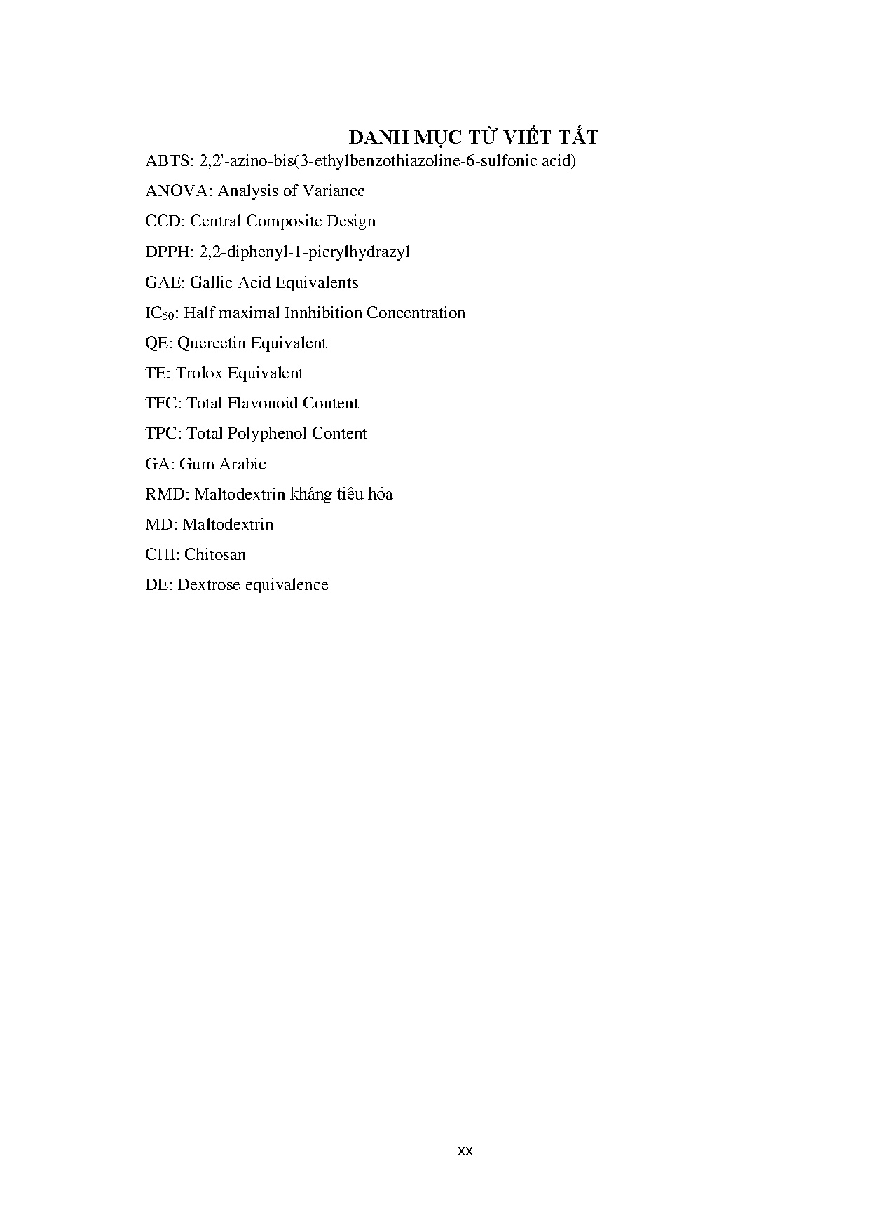 Đồ án tốt nghiệp - Tối ưu hóa điều kiện sấy phun cao chiết lá ổi rừng bằng phương pháp bề mặt đáp Ứ - Trang 22