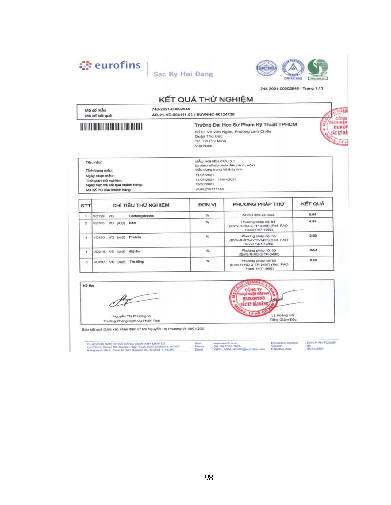 Đồ án tốt nghiệp - Ảnh hưởng của Mtgase đến đặc điểm chất lượng sữa chua thay thế một phần PĐN - Trang 123