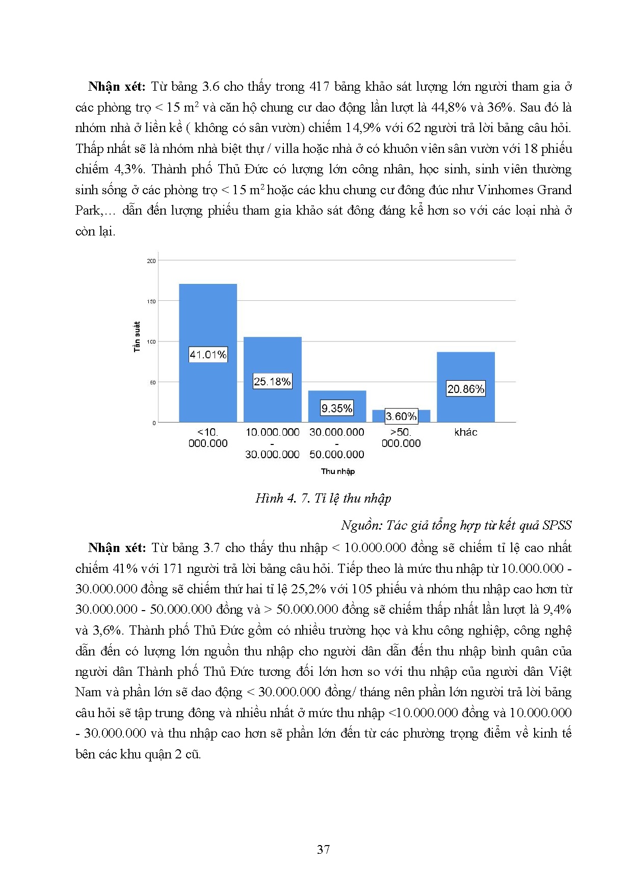 Đồ án tốt nghiệp - Đánh giá kiến thức - Thái độ - Hành vi về chất lượng không khí trong N ở NDKVTTĐ - Trang 56