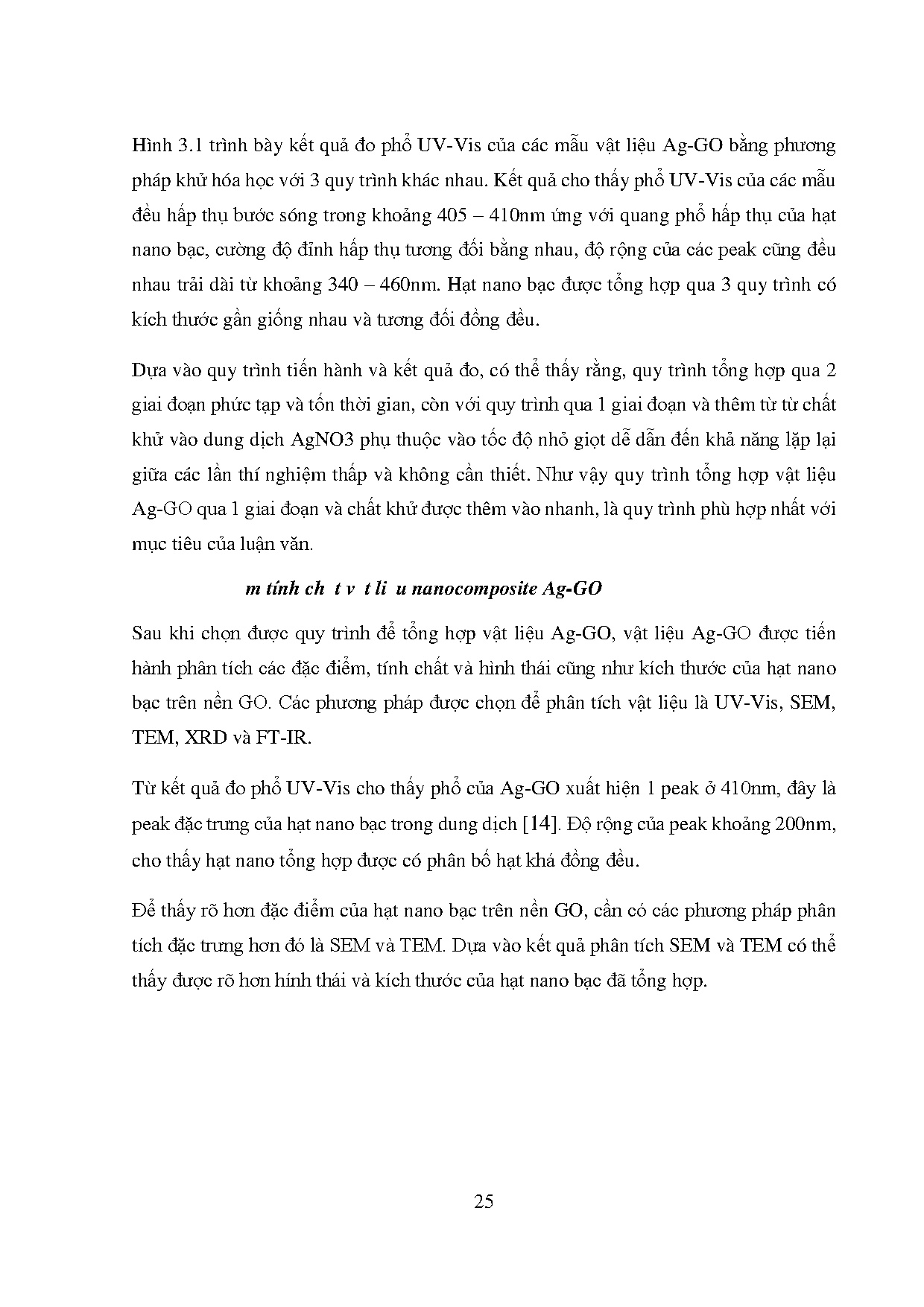 Đồ án tốt nghiệp - Nghiên cứu tổng hợp vật liệu AG-GO và ứng dụng làm xúc tác phản ứng phân HCMHCTN - Trang 40