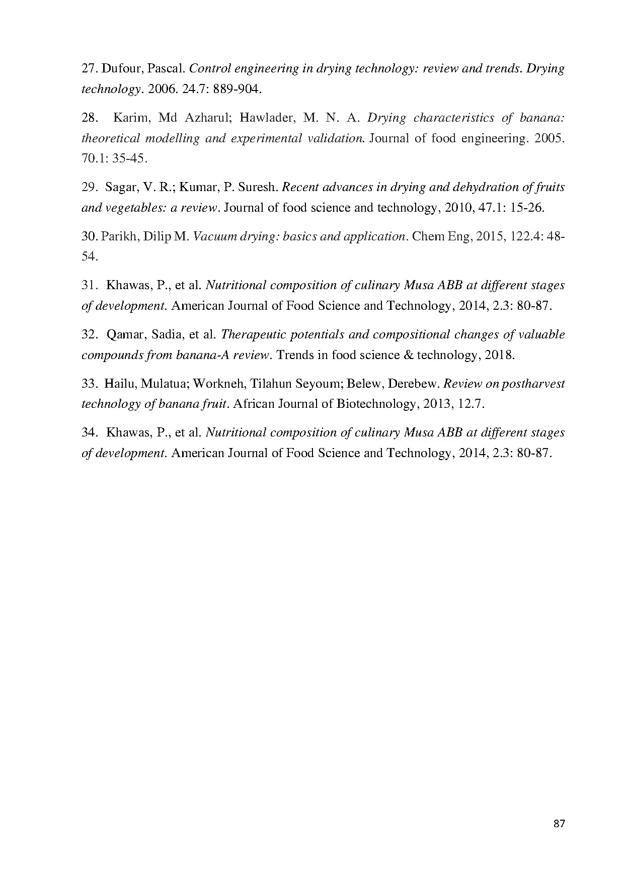 Đồ án tốt nghiệp - Khảo sát các yếu tố công nghệ ảnh hưởng đến quá trình sấy chân không sản phẩm C - Trang 104
