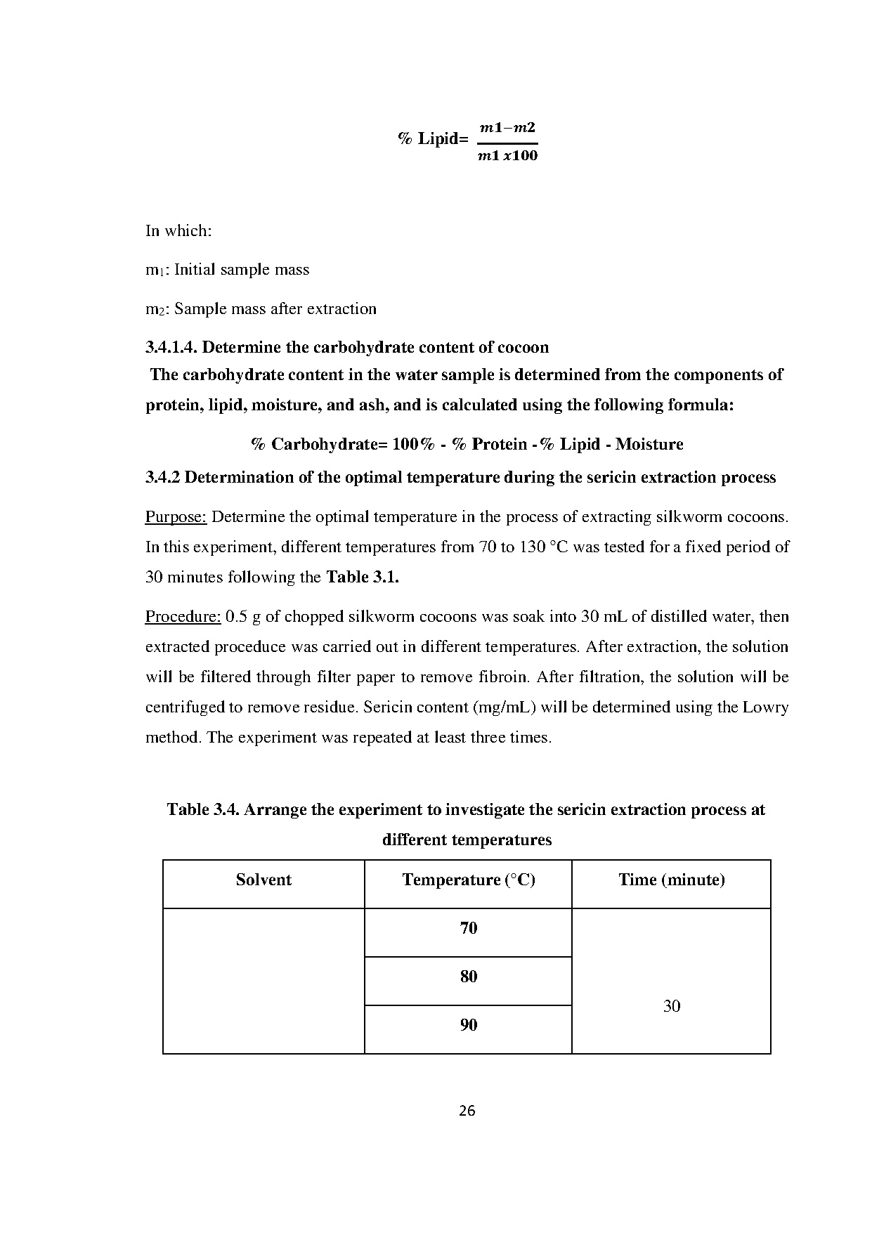 Đồ án tốt nghiệp - Effect of high pressure and high temperature on sericin protein properties from S - Trang 47