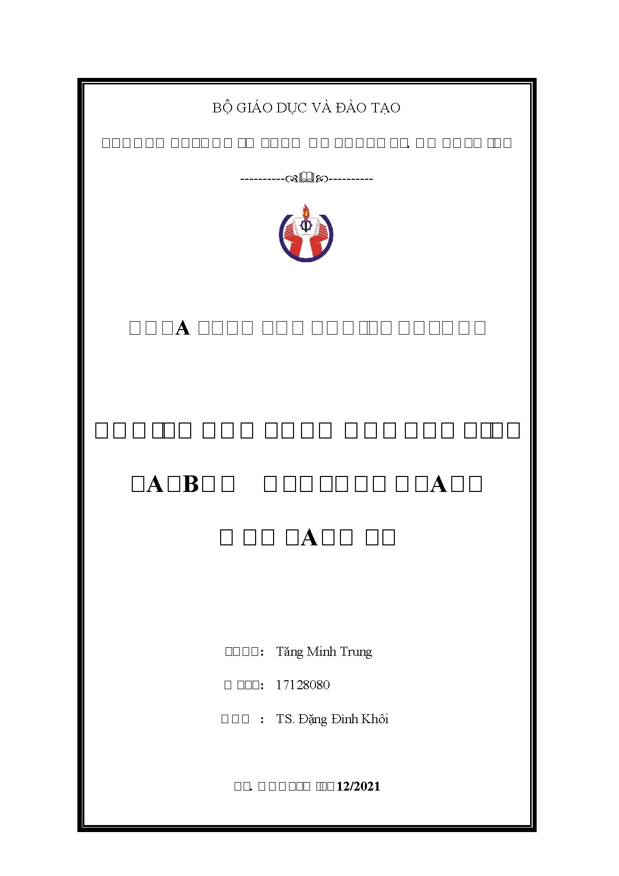 Đồ án tốt nghiệp - Nghiên cứu tổng hợp vật liệu carbon dots phát quang màu xanh lá