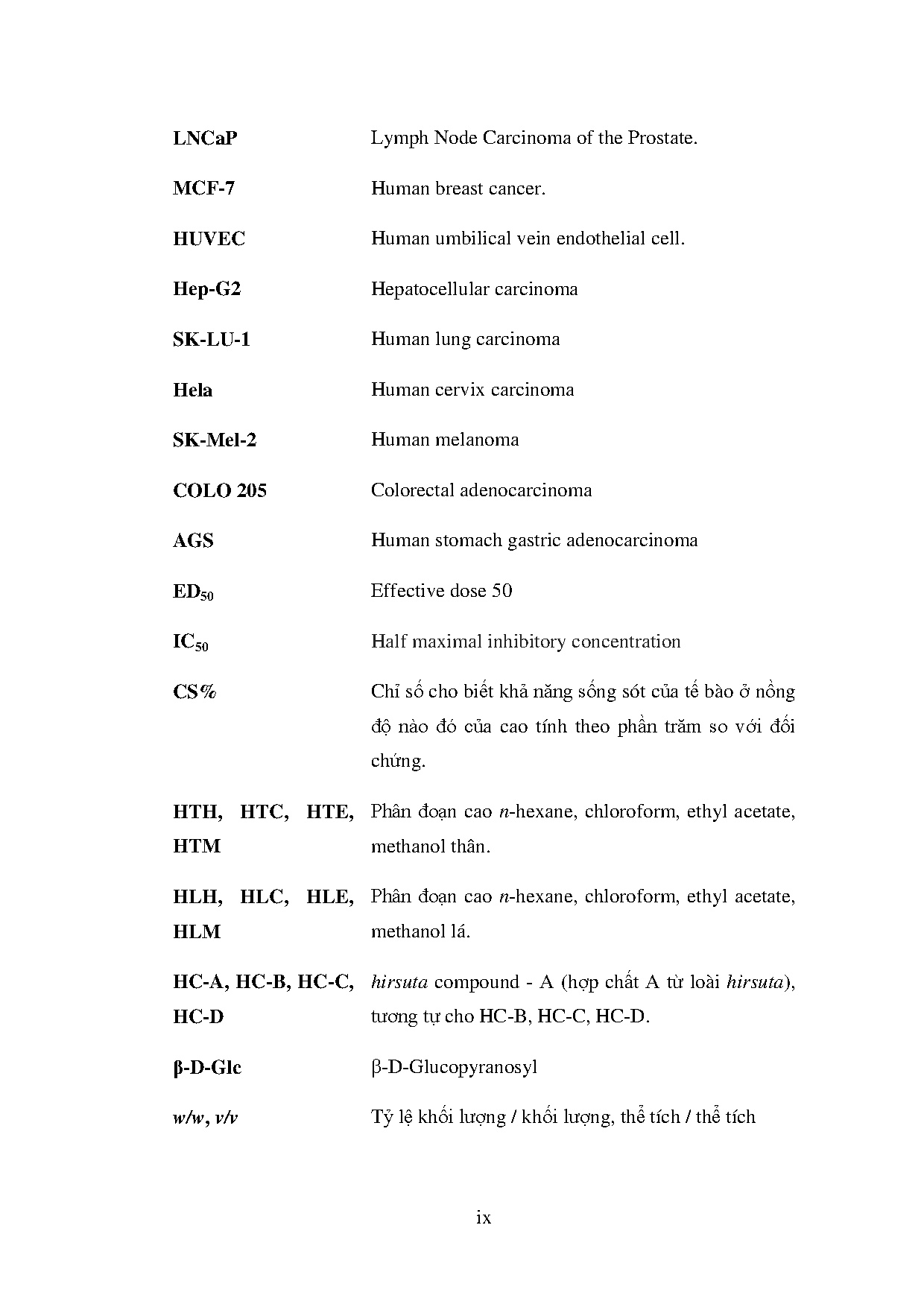 Đồ án tốt nghiệp - Khảo sát thành phần hóa học cây an xoa (Helicteres Hirsuta Lour) thu hái tại TBP - Trang 17