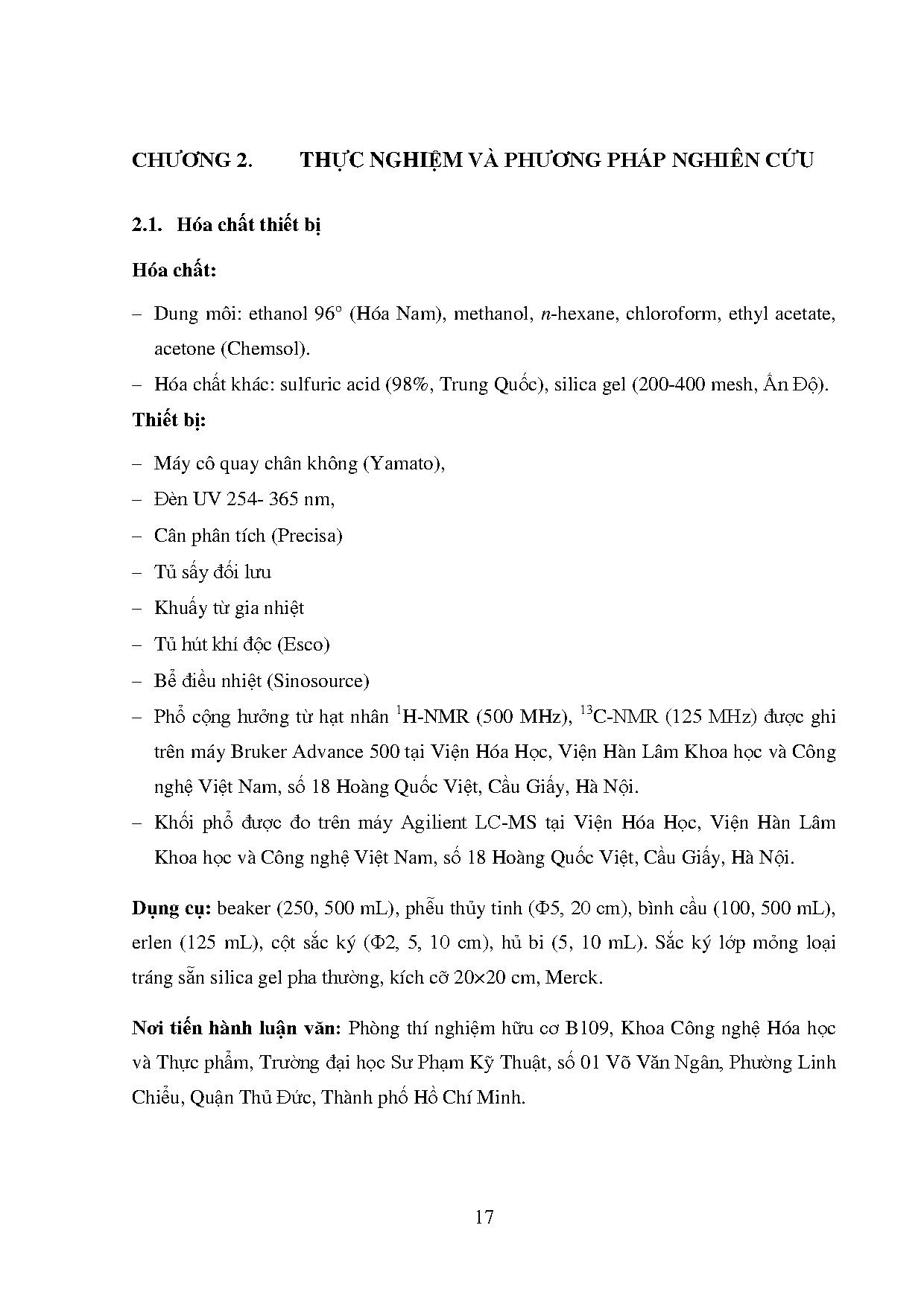 Đồ án tốt nghiệp - Khảo sát thành phần hóa học cây an xoa (Helicteres Hirsuta Lour) thu hái tại TBP - Trang 34