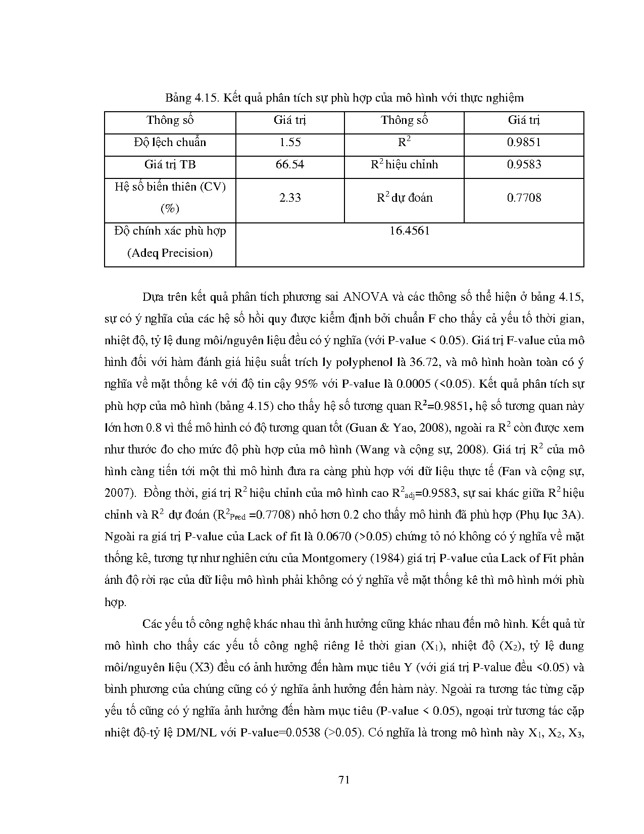 Đồ án tốt nghiệp - Nghiên cứu các yếu tố ảnh hưởng đến quá trình trích ly Polyphenol từ quả TT ( MG - Trang 108