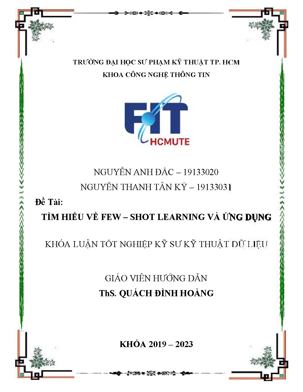 Đồ án tốt nghiệp - Tìm hiểu về Few - Shot Learning và ứng dụng