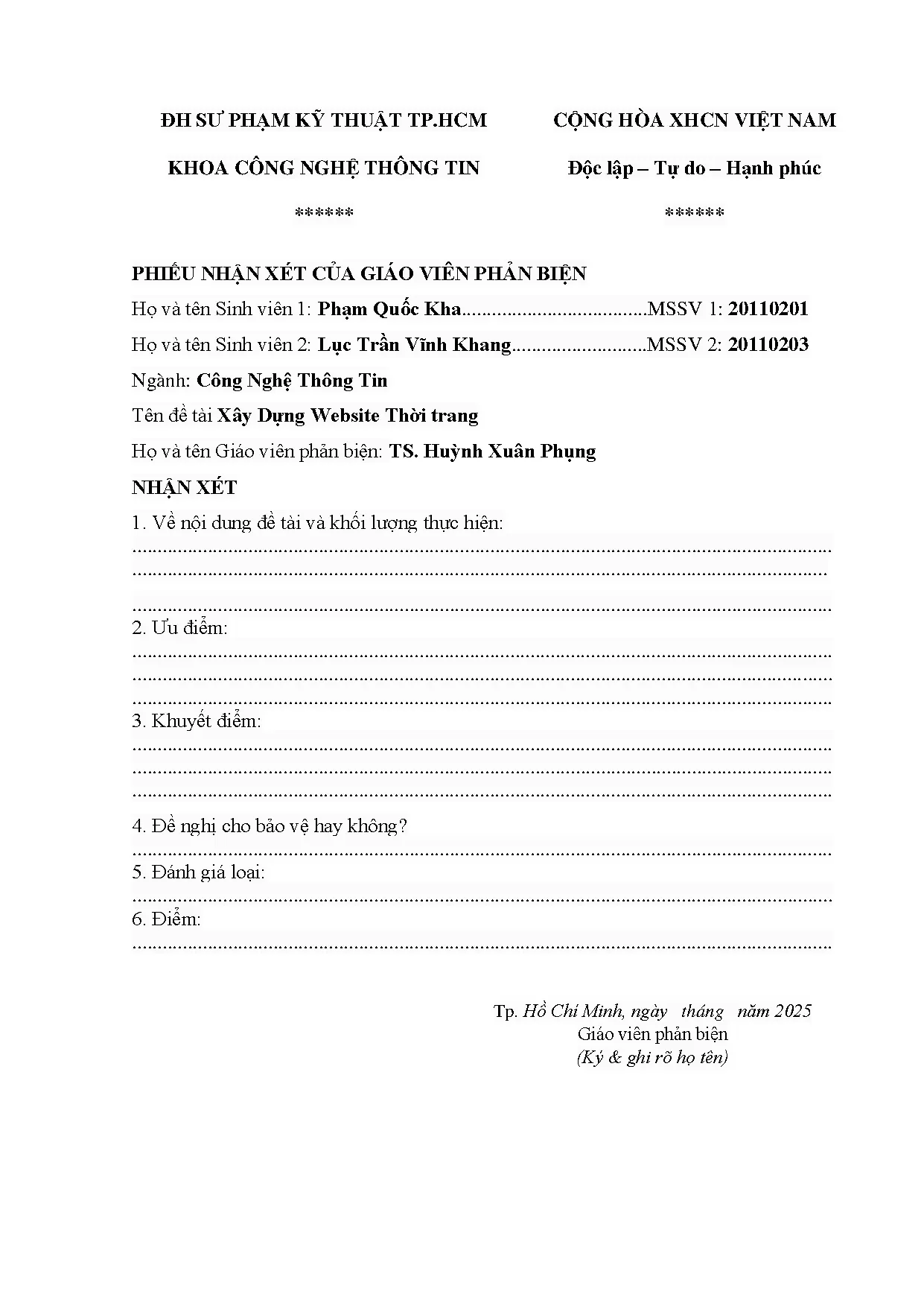 Đồ án tốt nghiệp - Xây dựng website thời trang - Trang 4