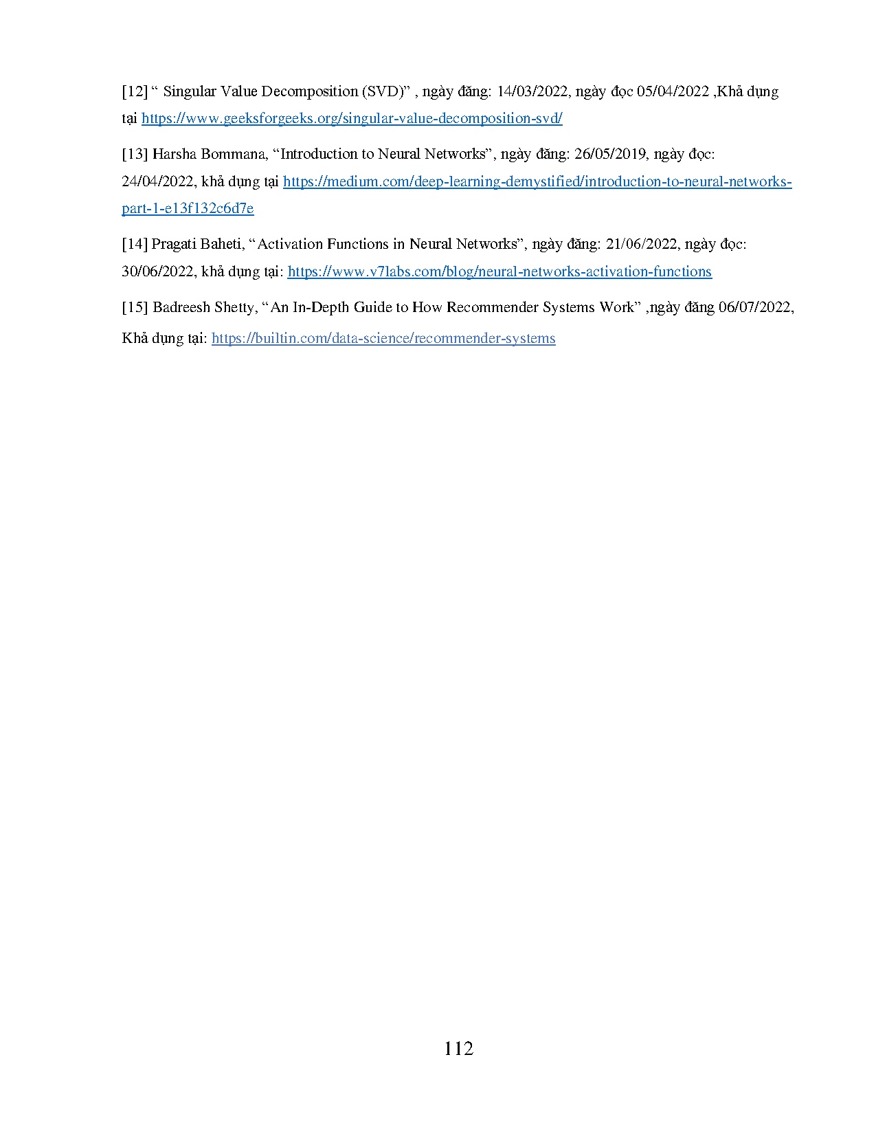 Đồ án tốt nghiệp - Ứng dụng học sâu cho bài toán gợi ý - Trang 131