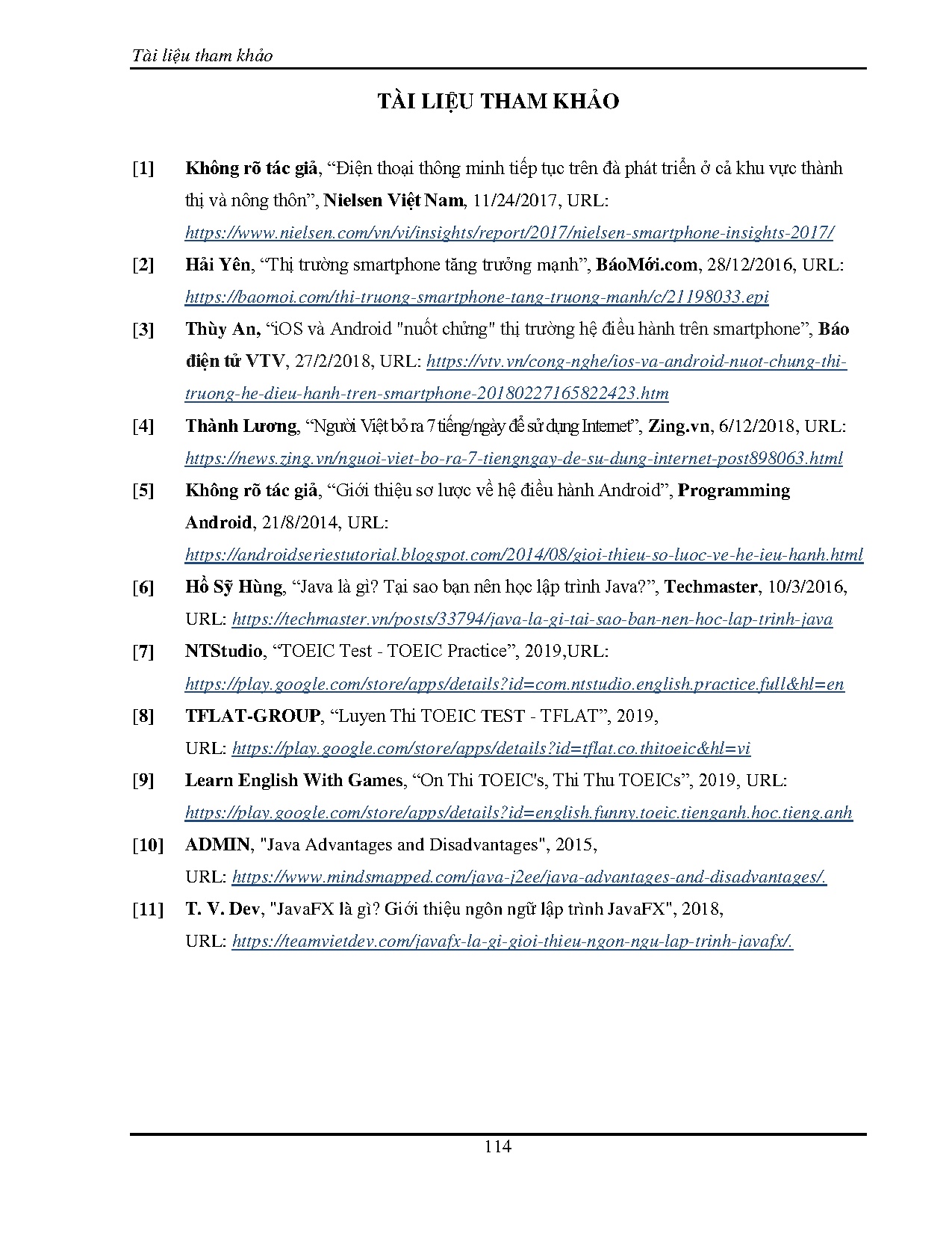 Ảnh một số trang tài liệu