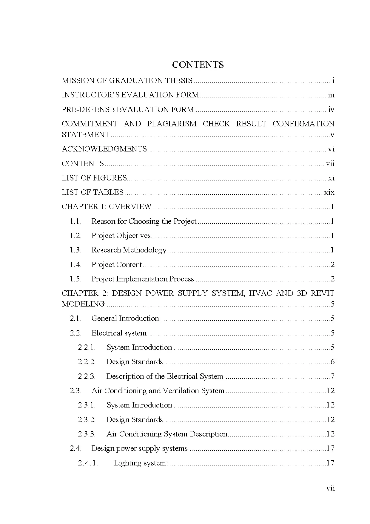 Đồ án tốt nghiệp - Design of electrical systems, 3D Revit-based lighting monitoring systems, and PVS - Trang 4