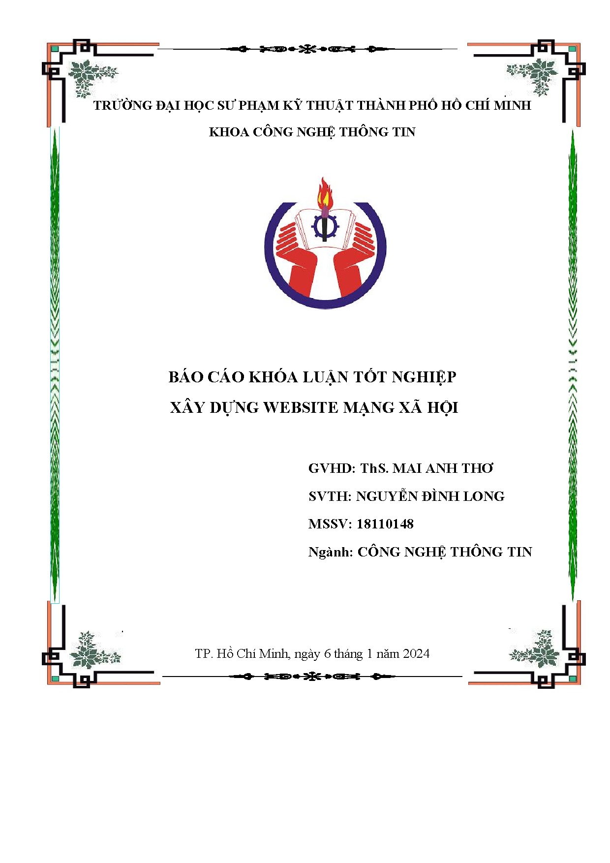 Đồ án tốt nghiệp - Xây dựng website mạng xã hội