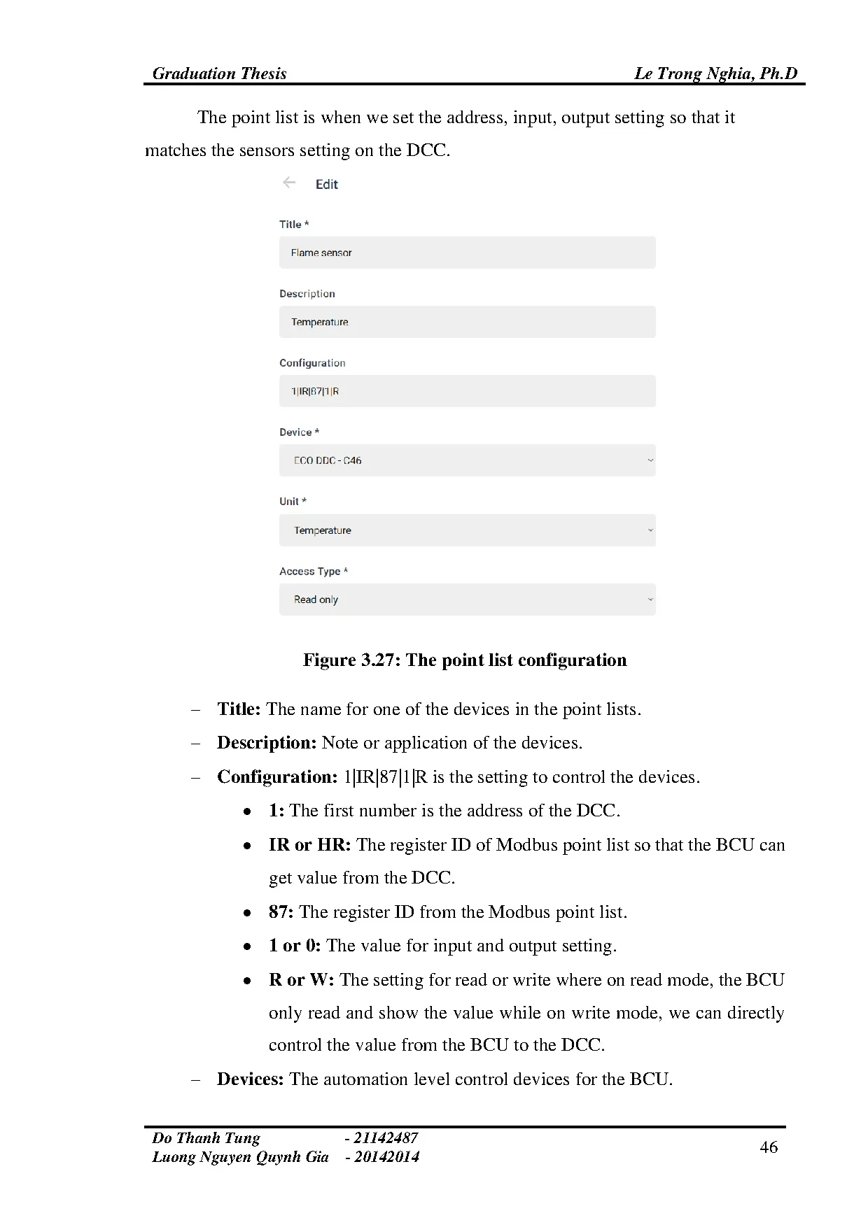 Đồ án tốt nghiệp - Design of BMS system to monitor dust explosion prevention system - Trang 60