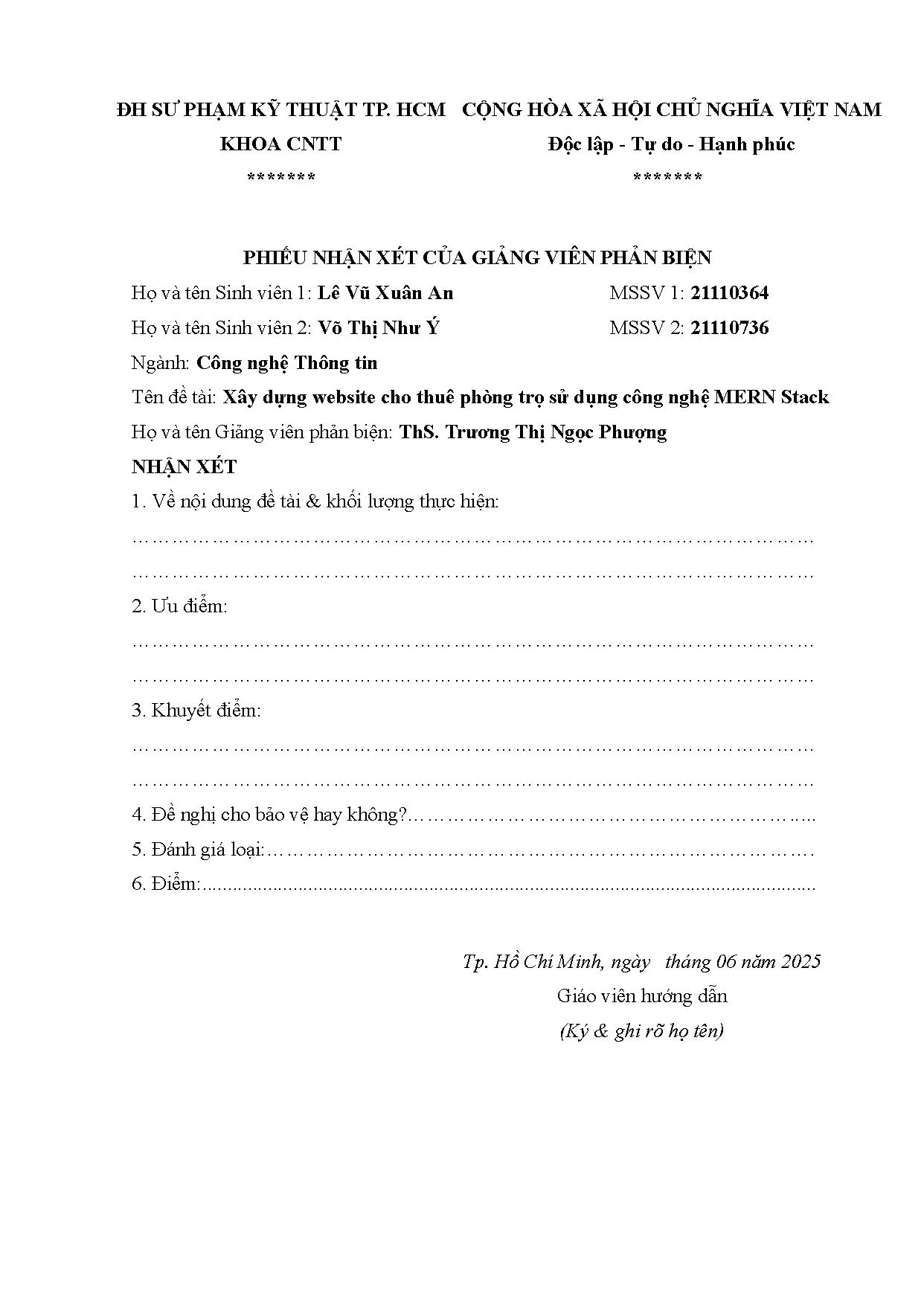 Đồ án tốt nghiệp - Xây dựng Website cho thuê phòng trọ sử dụng công nghệ Mern Stack - Trang 4