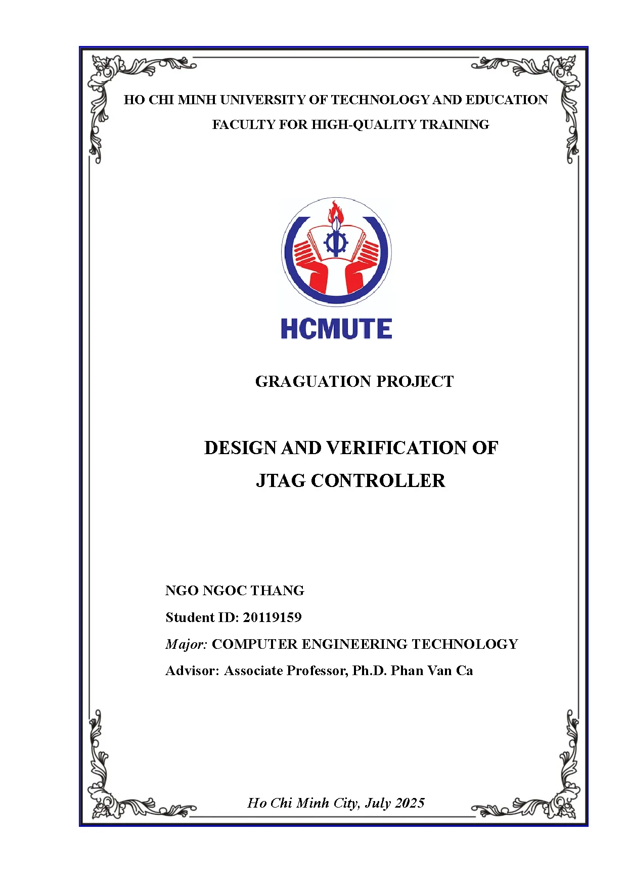 Đồ án tốt nghiệp - Design and verification of JTAG controller