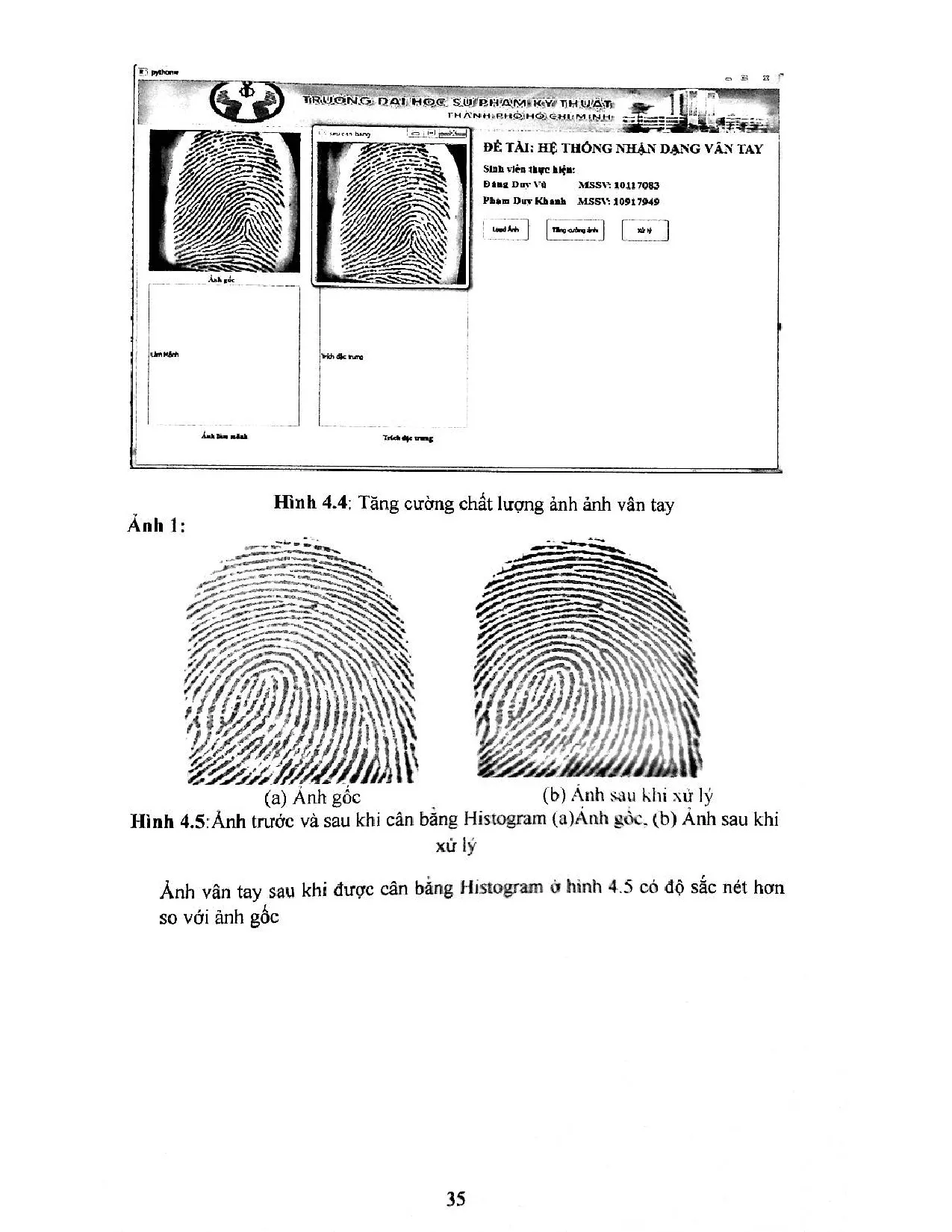 Đồ án tốt nghiệp - Trích đặc trưng dấu vân tay trên Kit Raspberry - Trang 44
