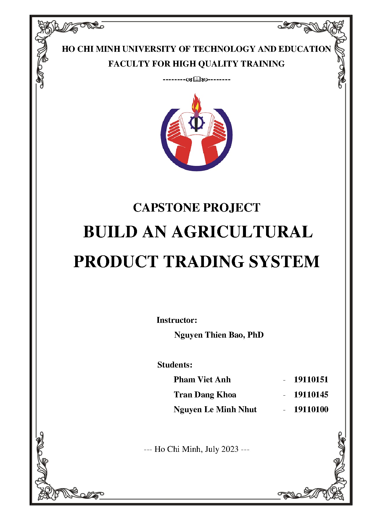 Đồ án tốt nghiệp - Build an Agricultural product trading system