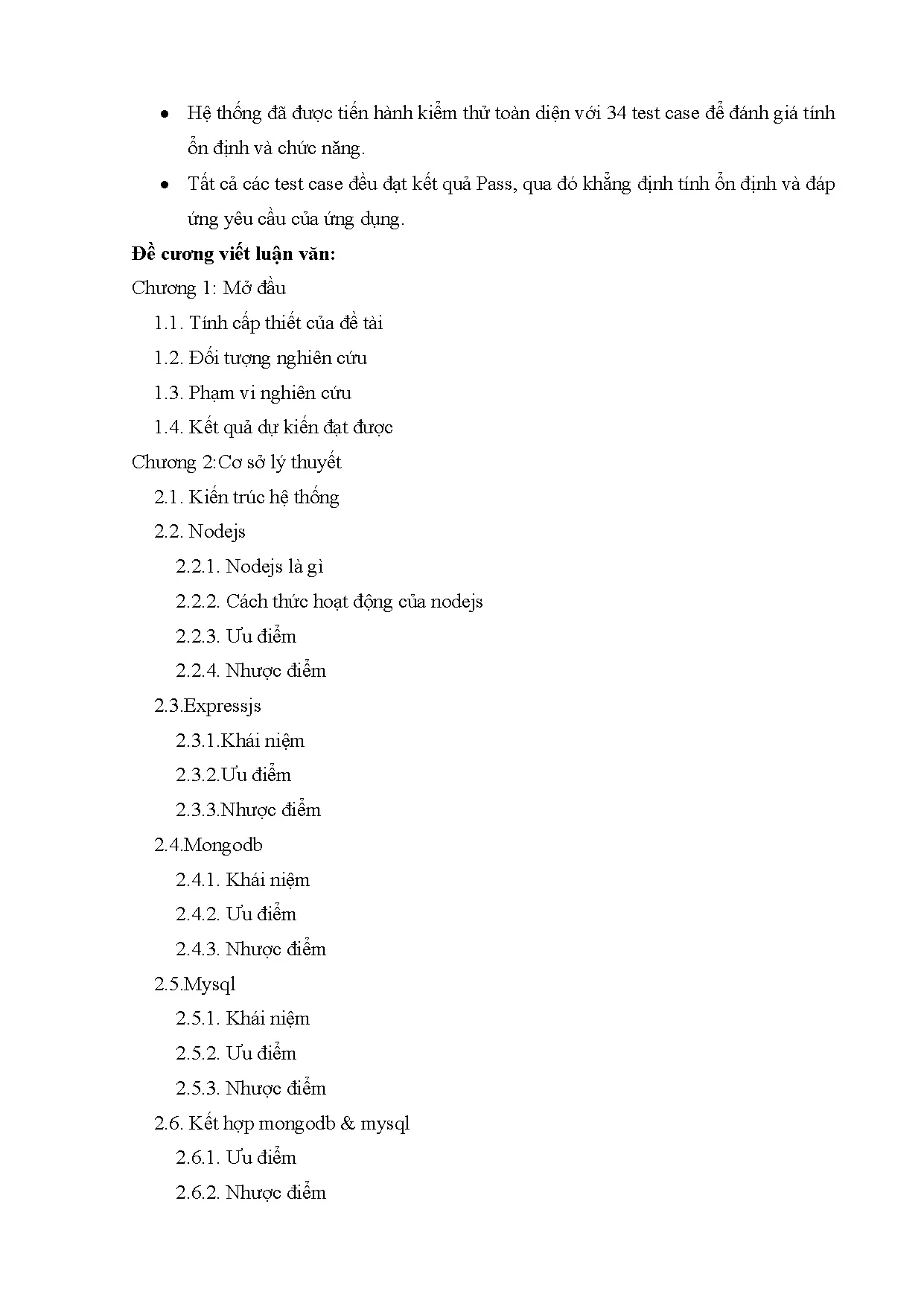 Đồ án tốt nghiệp - Xây dựng Website E-learning cung cấp khóa học CNTT dùng React.js và Node.js - Trang 4