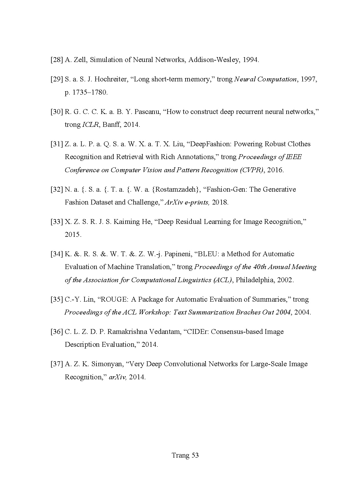 Ảnh một số trang tài liệu
